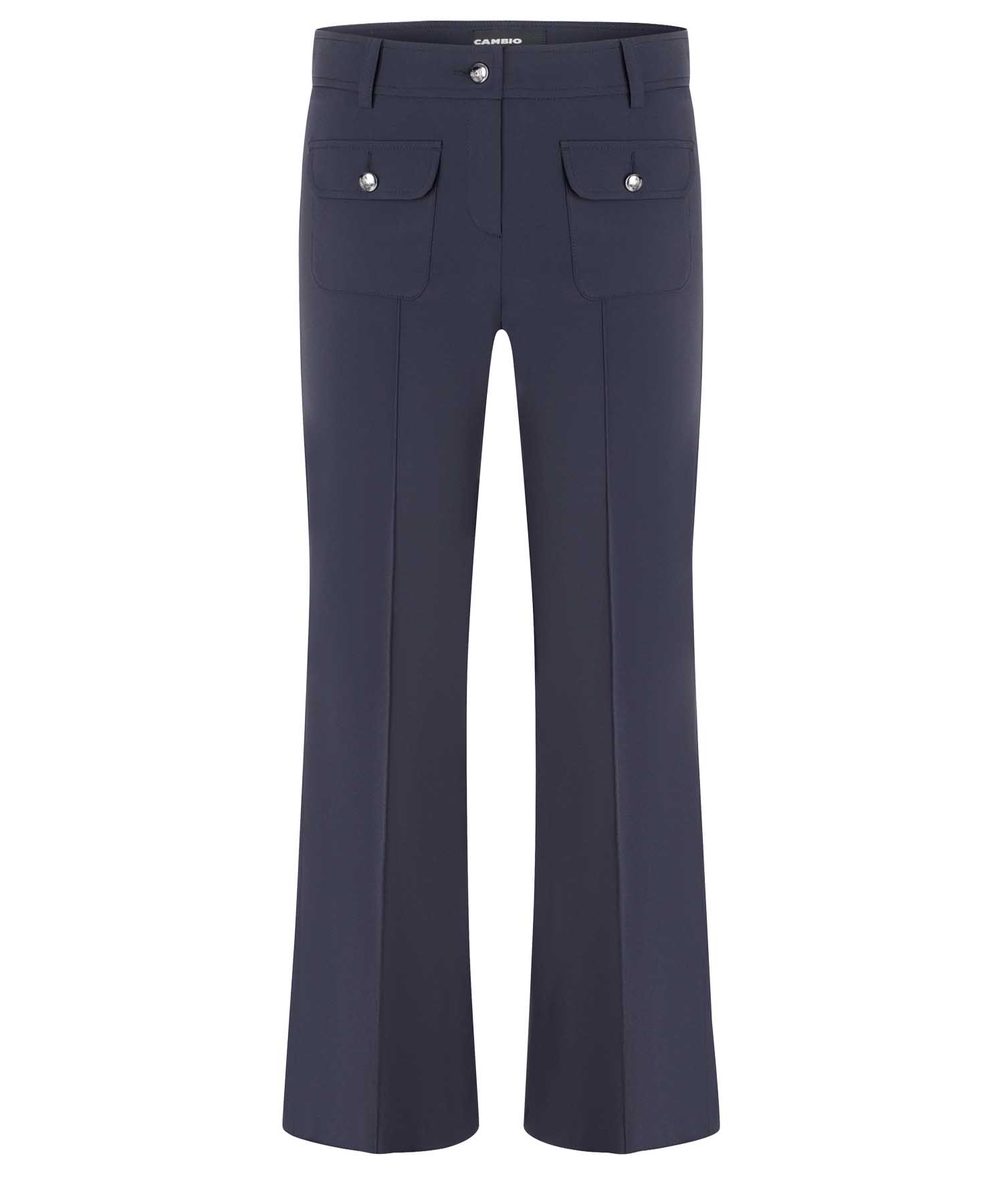 Cambio Farah Patched Pocket, elegante Damenhose mit Pattentaschen