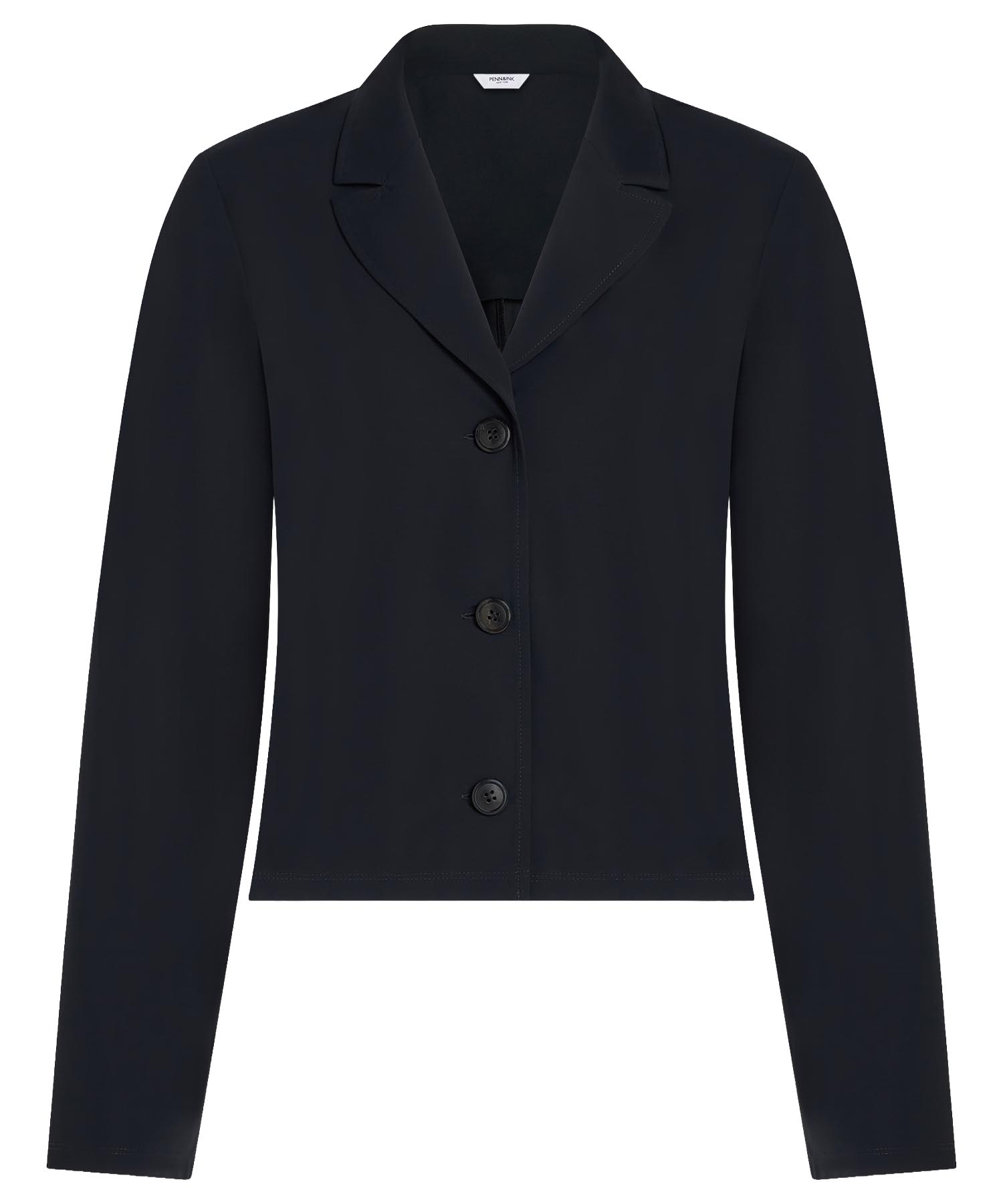 PENN&INK N.Y kurzer und leichter Blusenblazer in navy