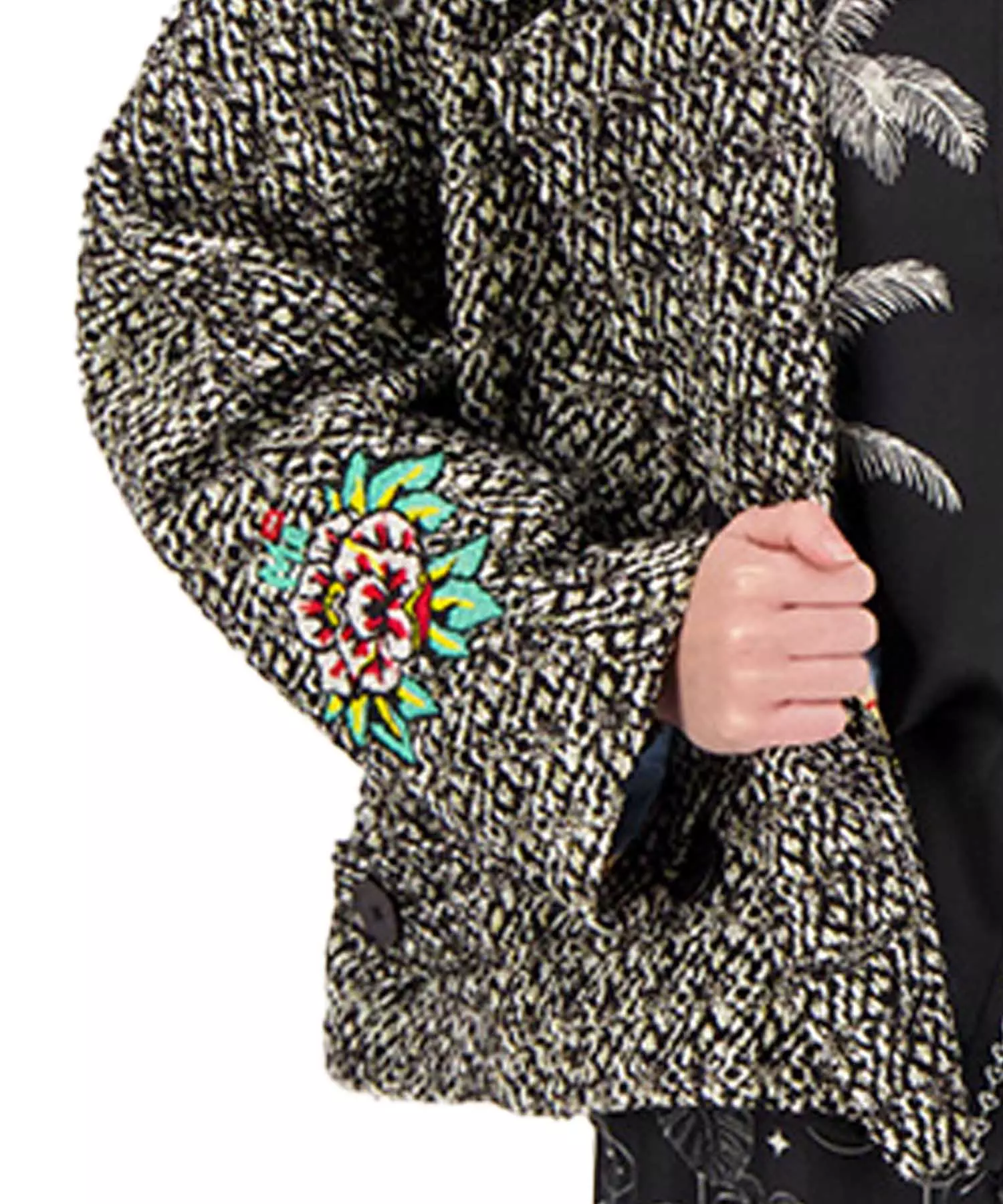 Me369 Jacke Amanda in schwarz-weiss