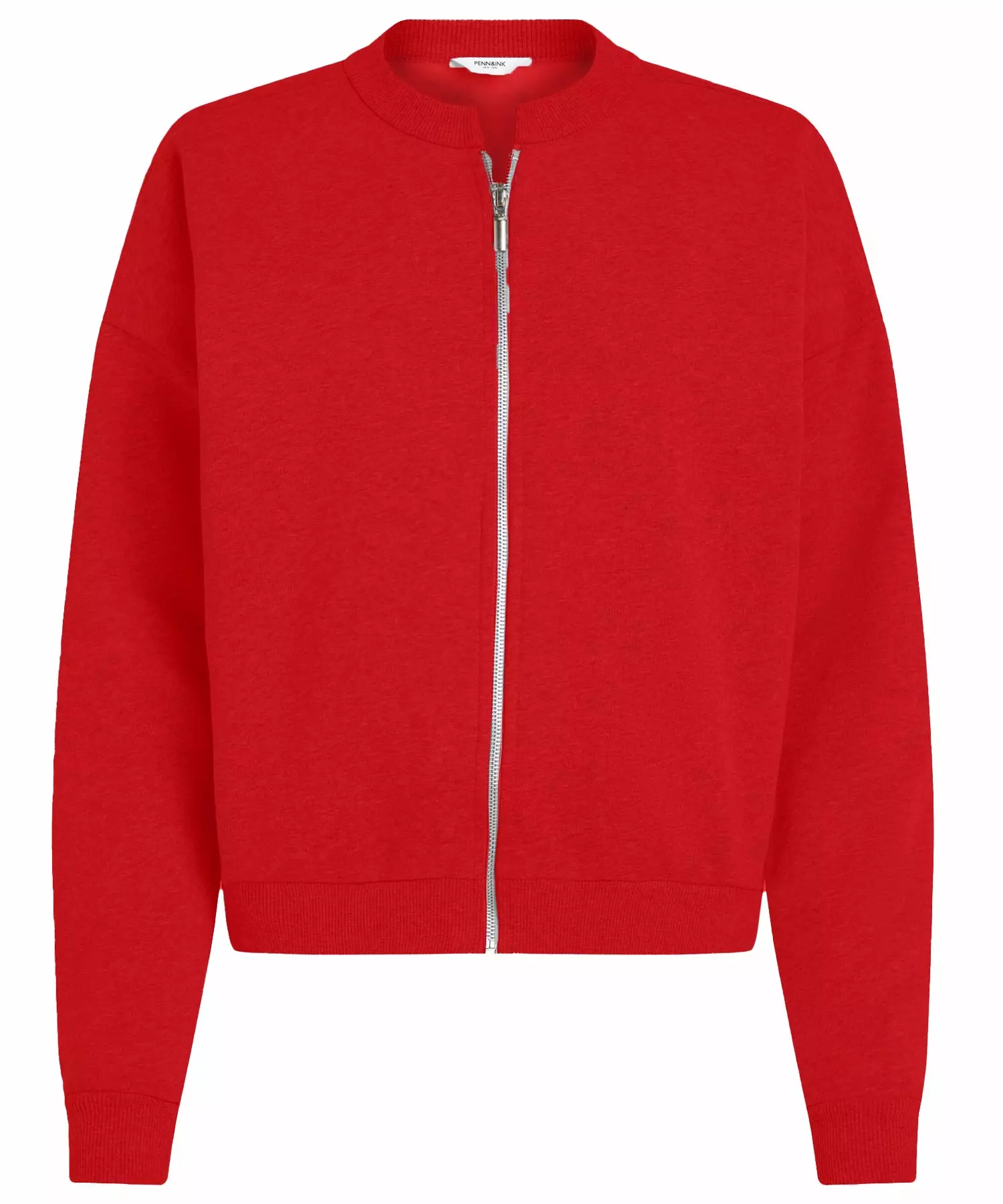 Penn and Ink Sweat-Jacke in rot