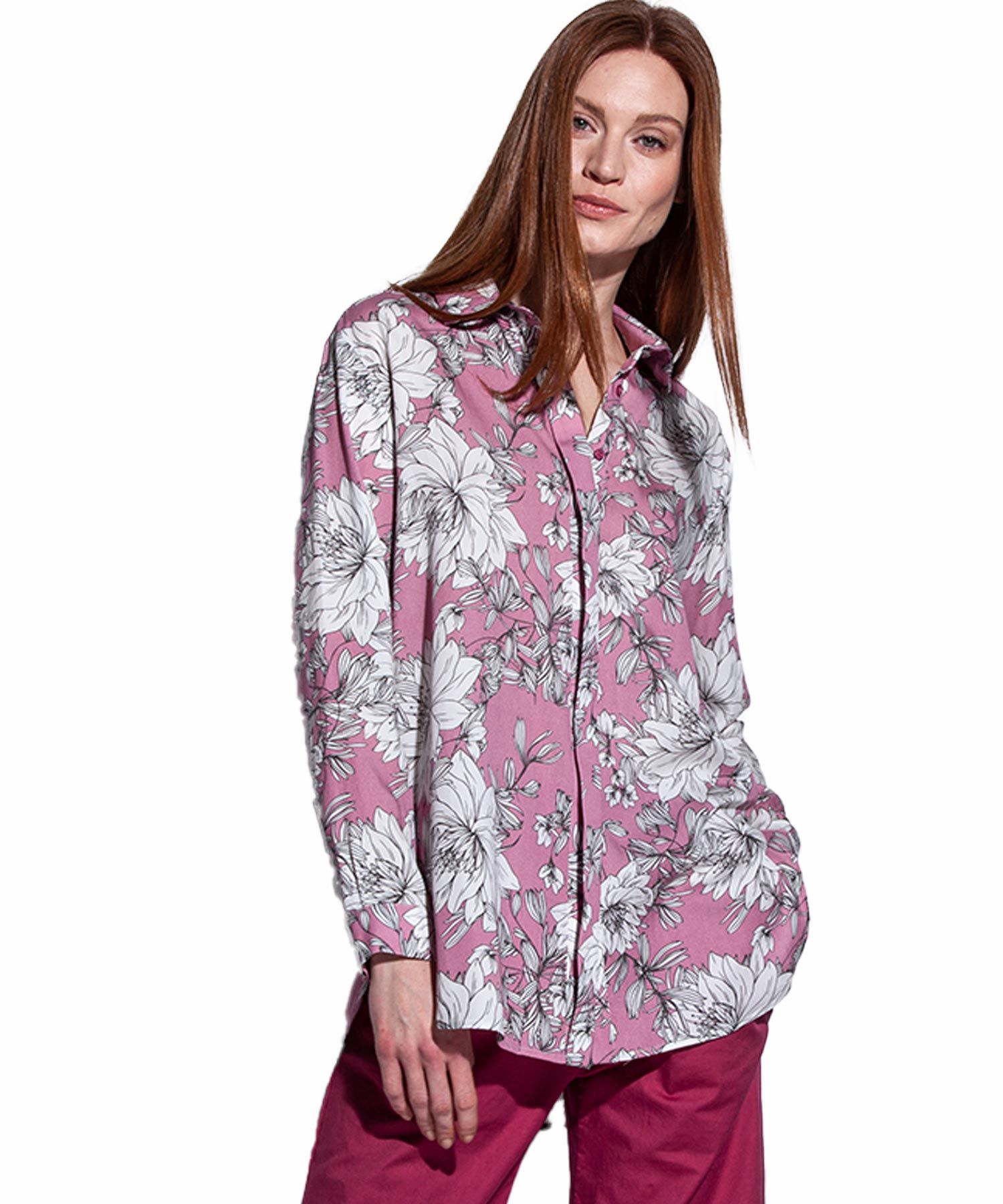 Funky Staff Bluse Francis in mauve