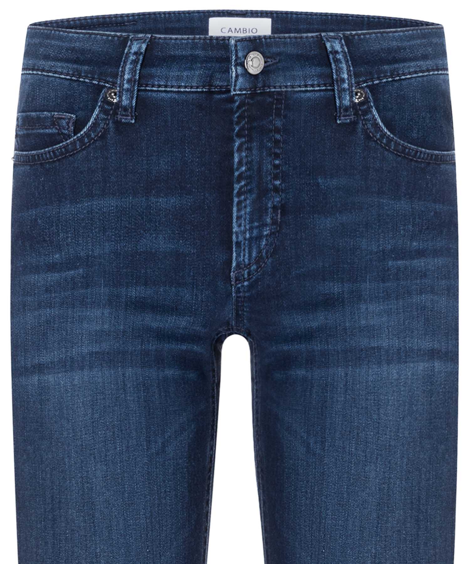 CAMBIO Jeans Piper Long – Soft Cozy Blue – Viskose-Baumwoll-Stretch – Länge 32 Inch