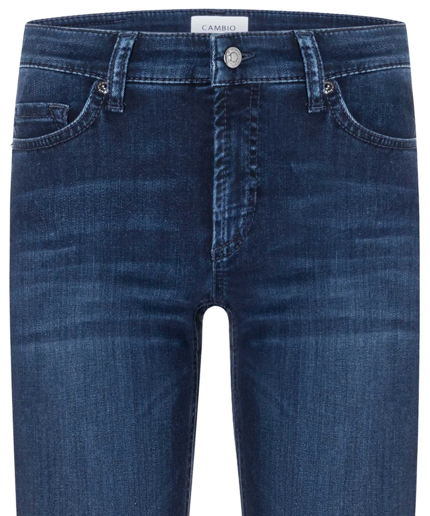 CAMBIO Jeans Piper Long – Soft Cozy Blue – Viskose-Baumwoll-Stretch – Länge 32 Inch