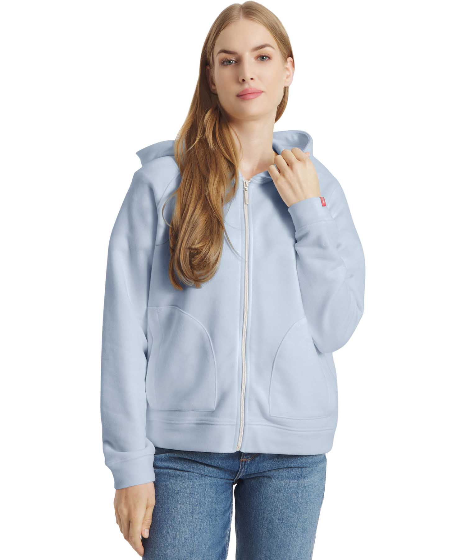Frieda & Freddies Sweatjacke – Hellblau | Reine Baumwolle