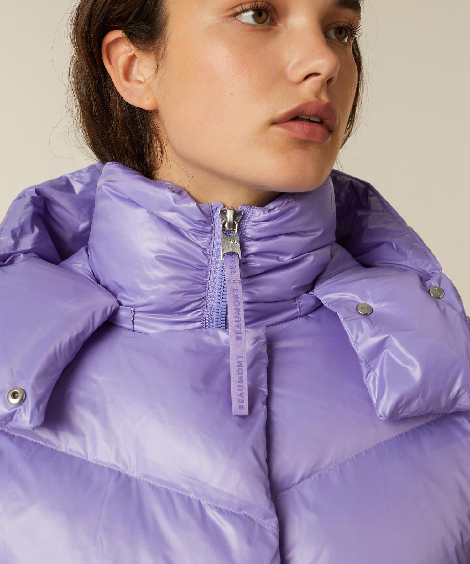 Beaumont Jacke Karlie im Puffer Stil in purple