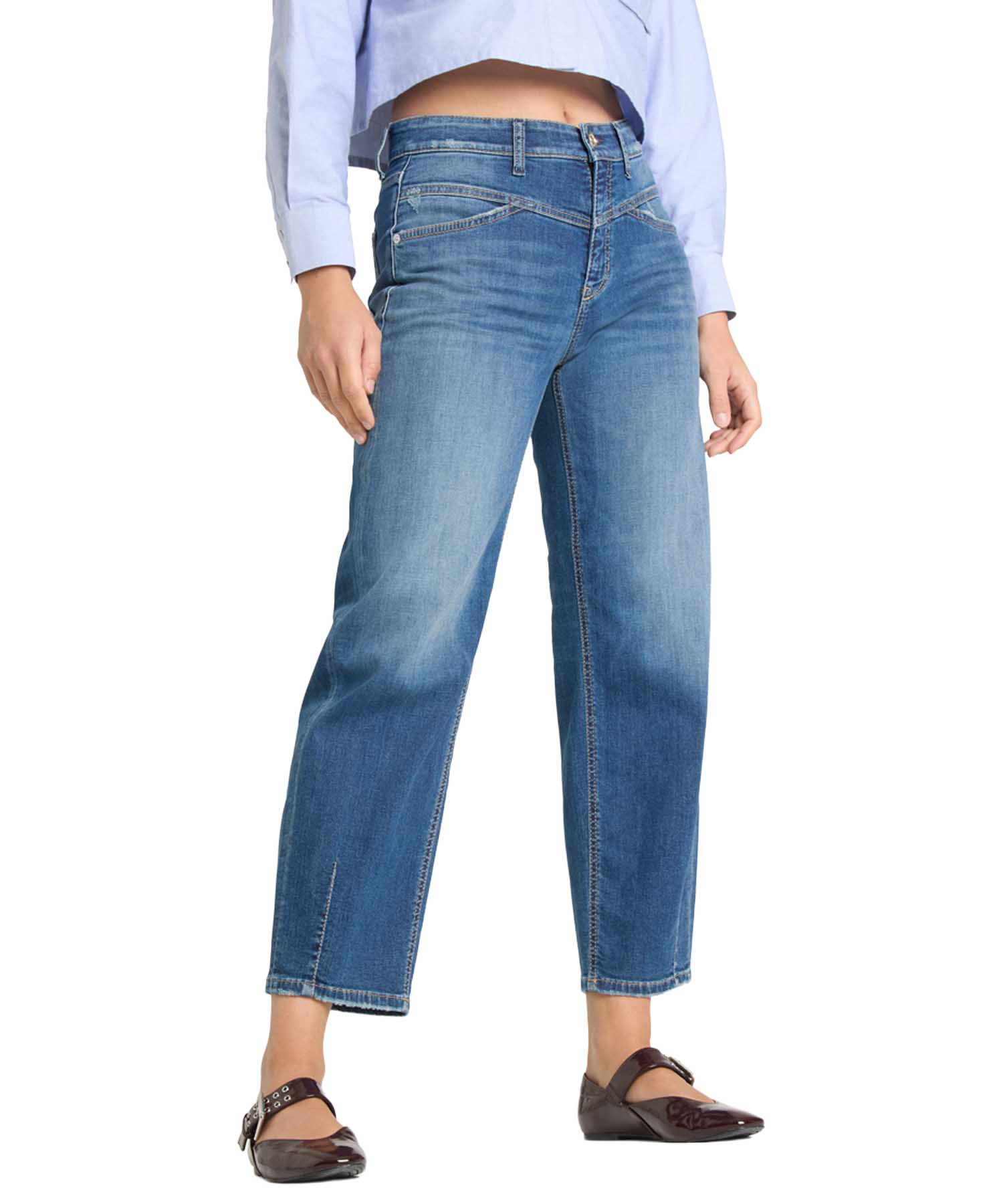 Cambio Jeans Elin im O-Shape | Moderne Damen-Jeans mit Trend-Silhouette