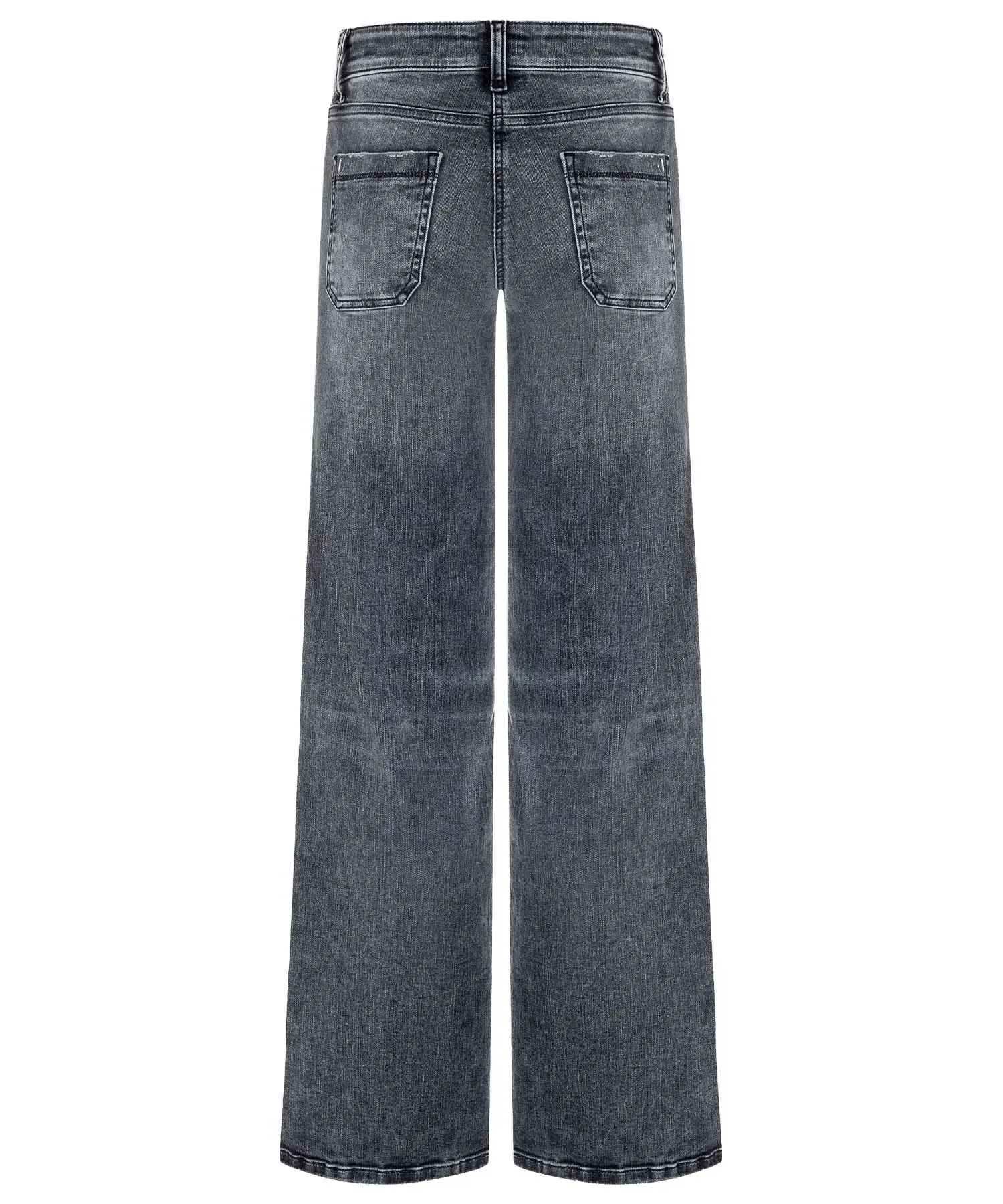 Cambio Jeans Tess |  weite Jeans für stilvolle Looks in schwarz-grauer Waschung
