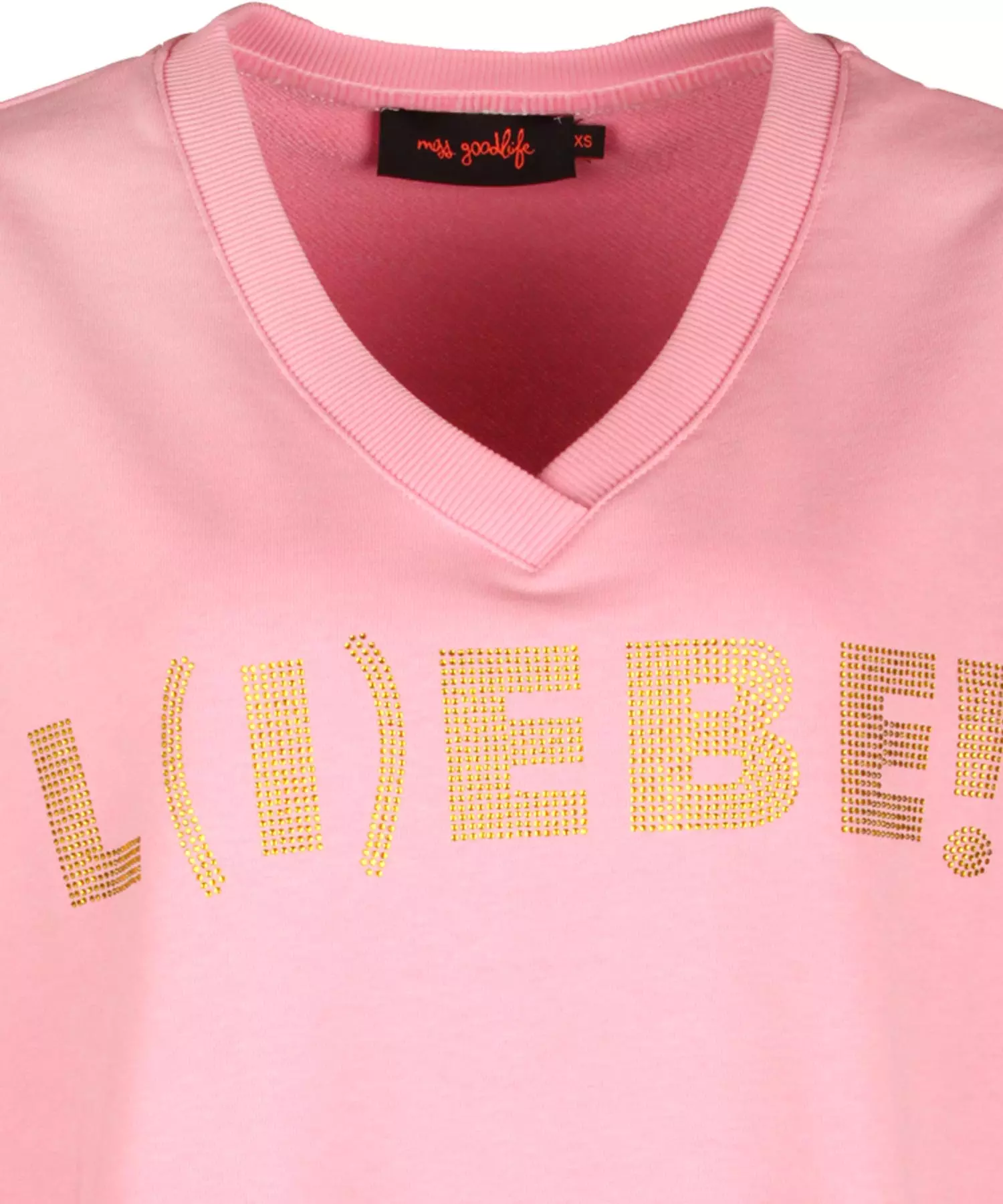 Sweatshirt Liebe mit V-Ausschnitt von Miss Goodlife