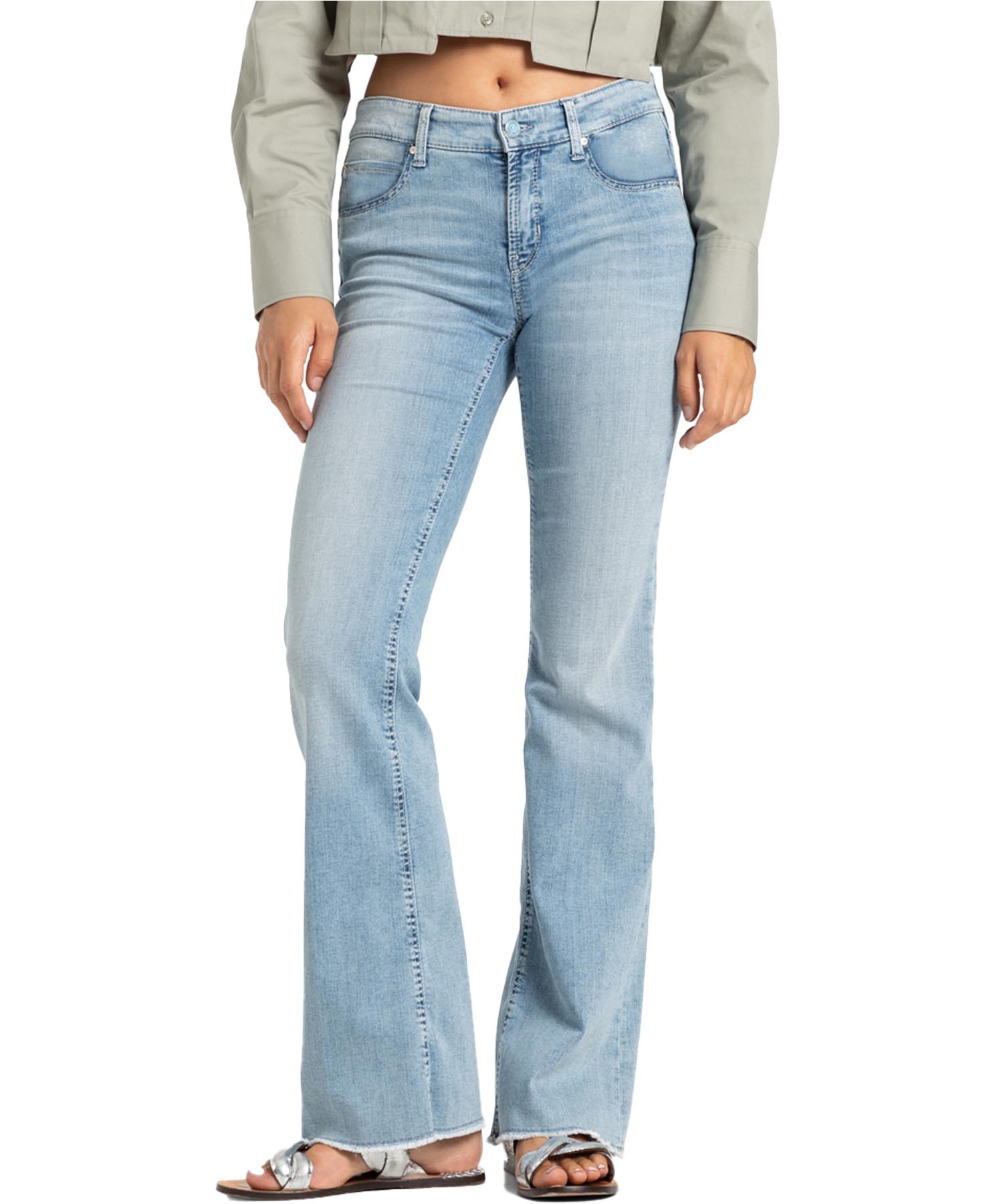 Cambio Jeans Paris |  ausgestellte Jeans für stilvolle Looks in heller Waschung Cambio Jeans Paris |  ausgestellte Jeans für stilvolle Looks in heller Waschung