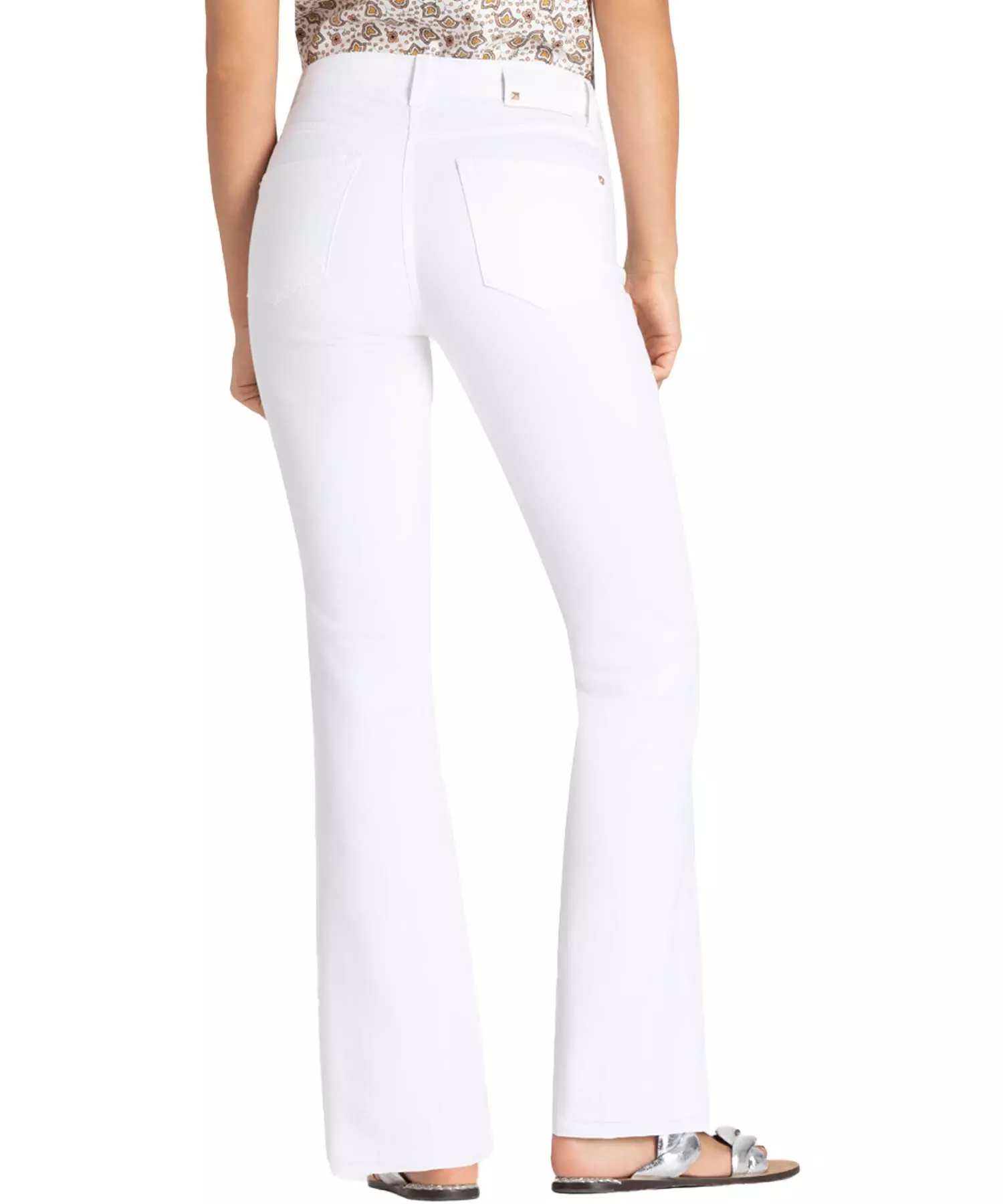 Cambio Jeans Paris flared in weiss