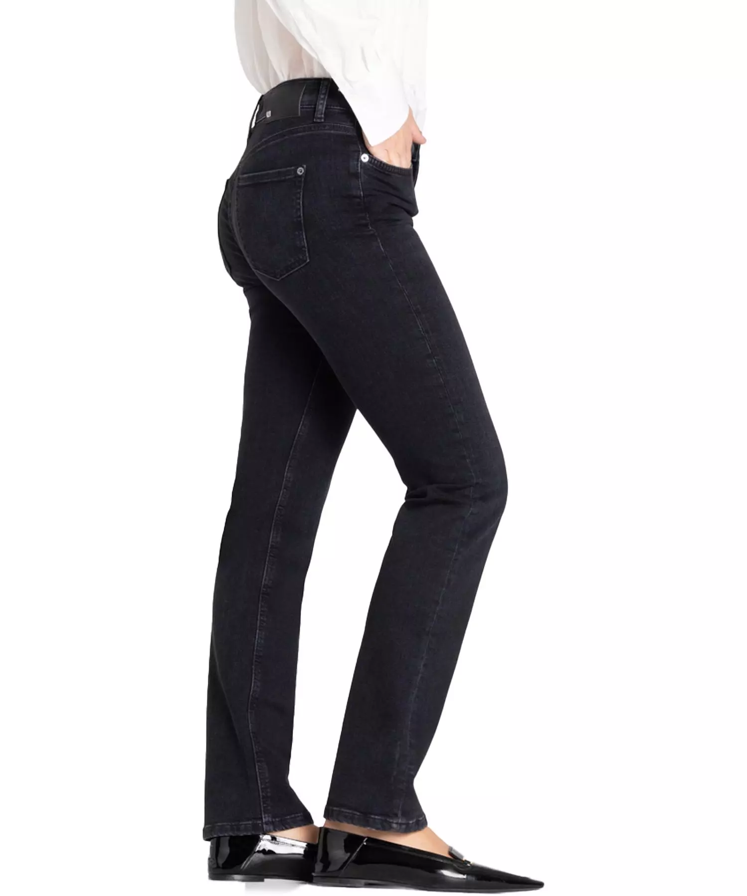 Cambio Jeans Piper long in anthrazit