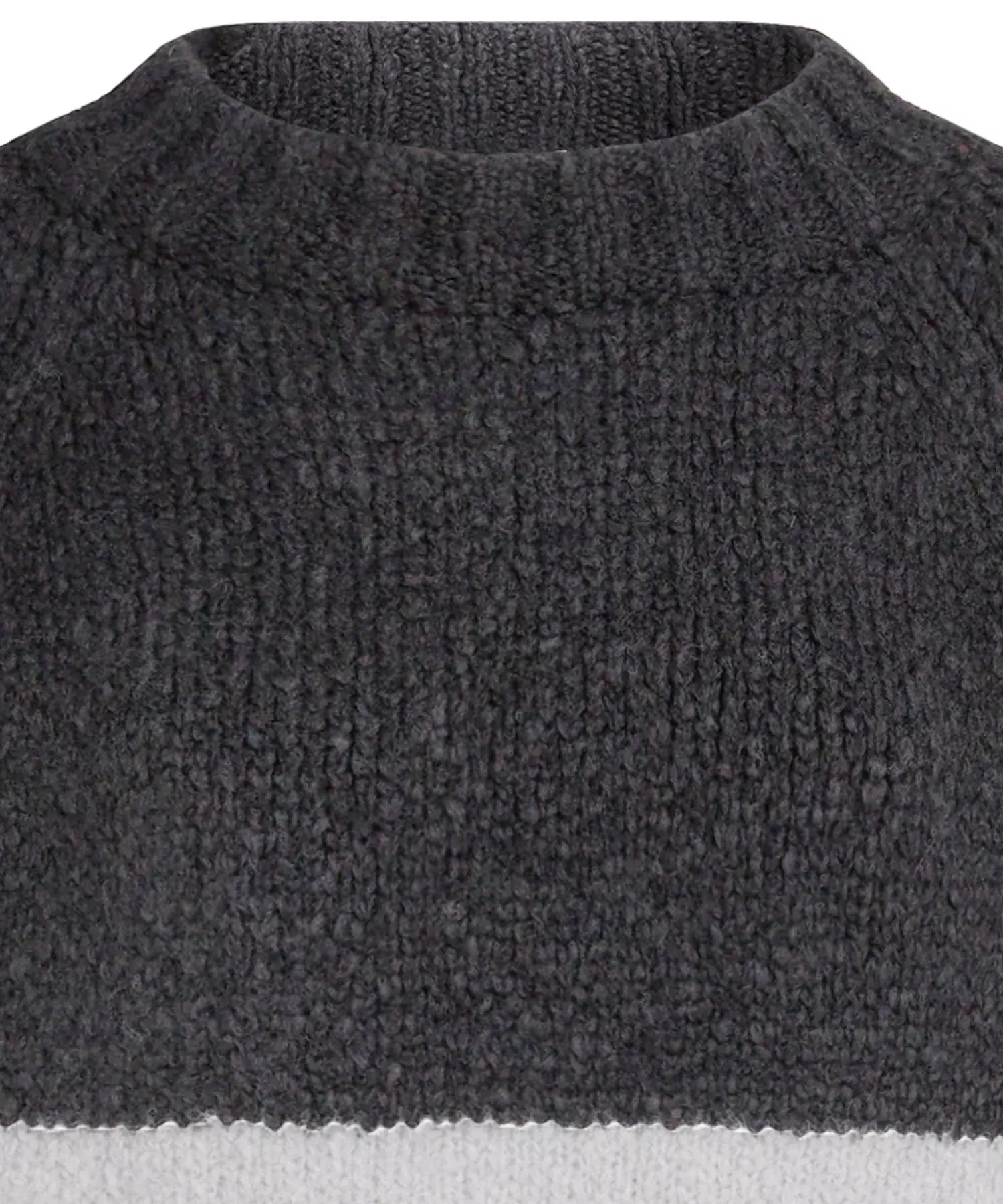 Penn and Ink Pullover in schwarz mit silbergrau