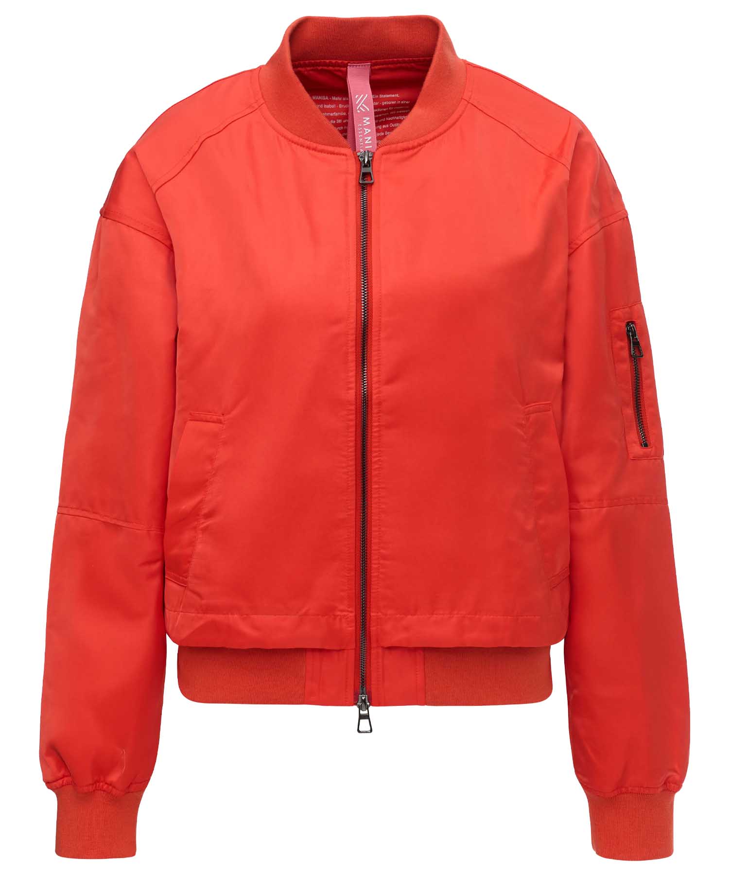 MANISA Blouson Damen Satin rot – Moderner College Style