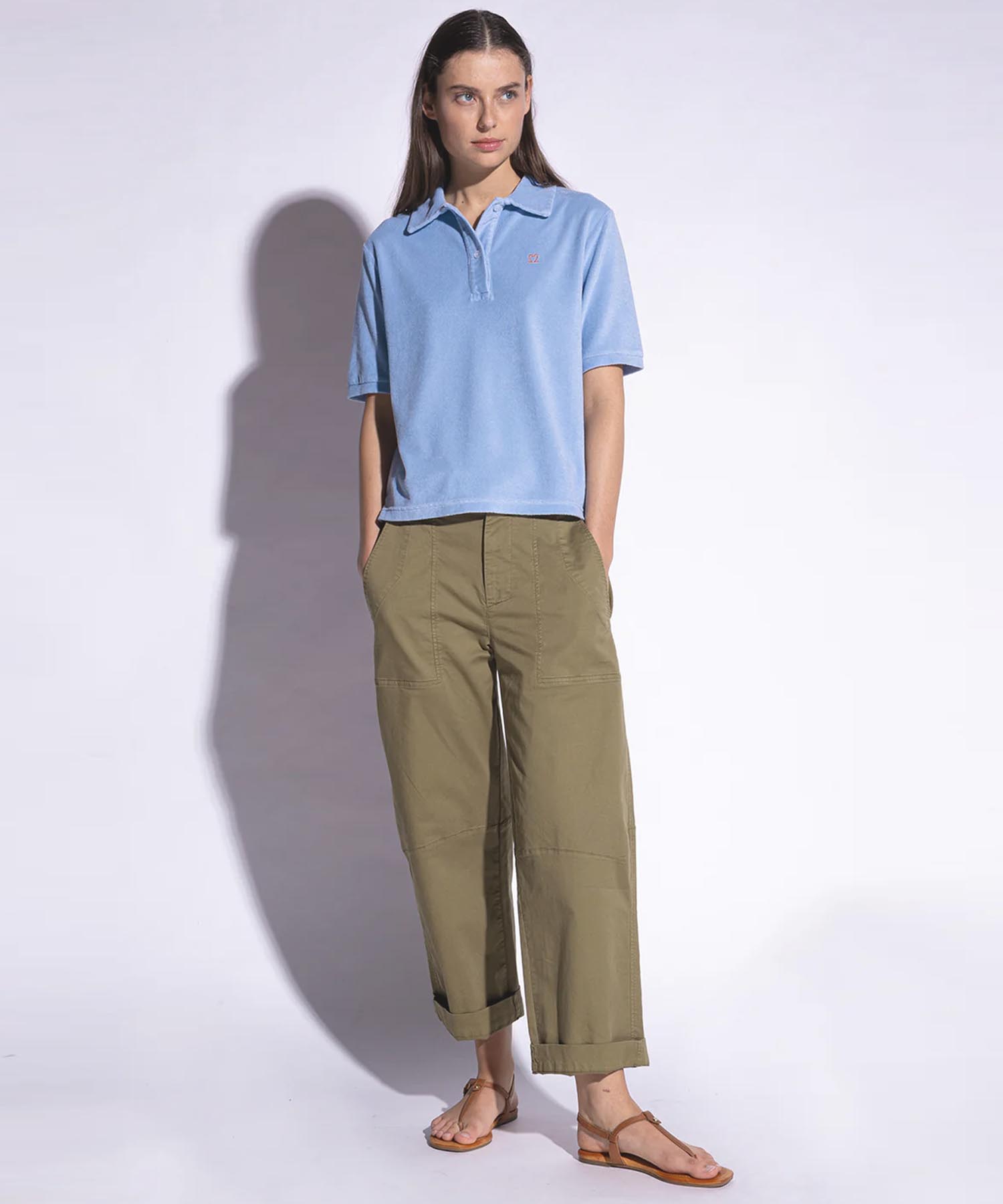 You Too Poloshirt aus Frottier – Sportiv mit Retro-Charme