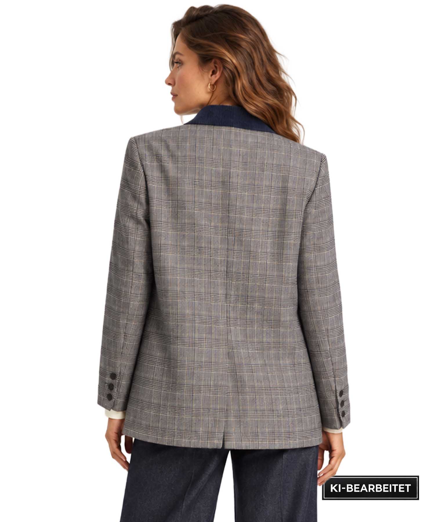 ME369 Blazer Tatum Classic Navy Plaid | Modehaus Wörmann