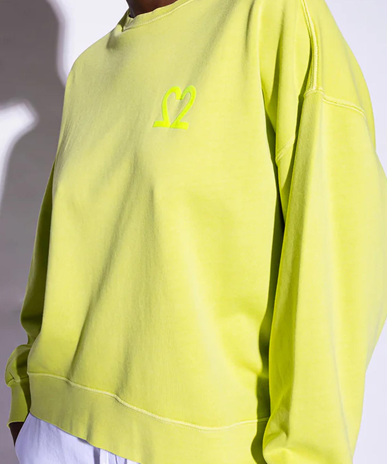 You Too Sweatshirt Tessa aus Baumwolle in neon