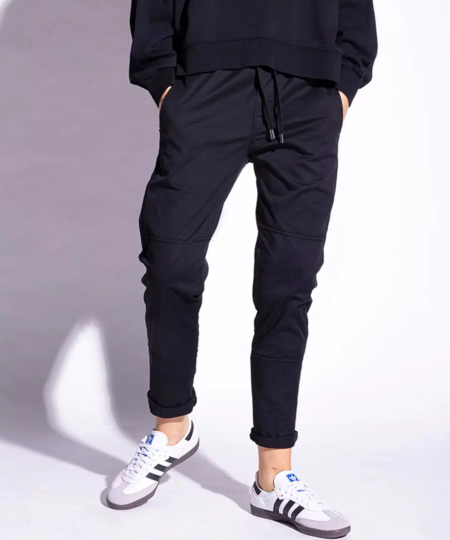 YOU TOO Hose im Materialmix - YOU TWO