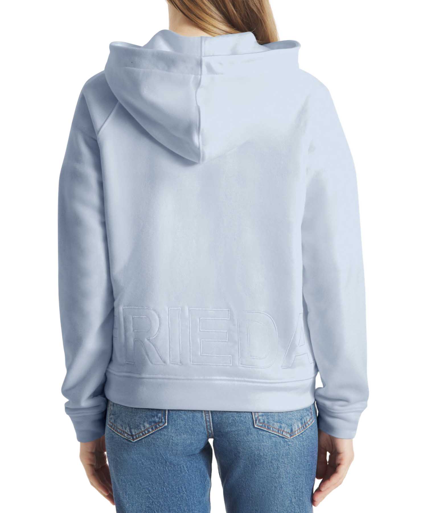 Frieda & Freddies Sweatjacke – Hellblau | Reine Baumwolle