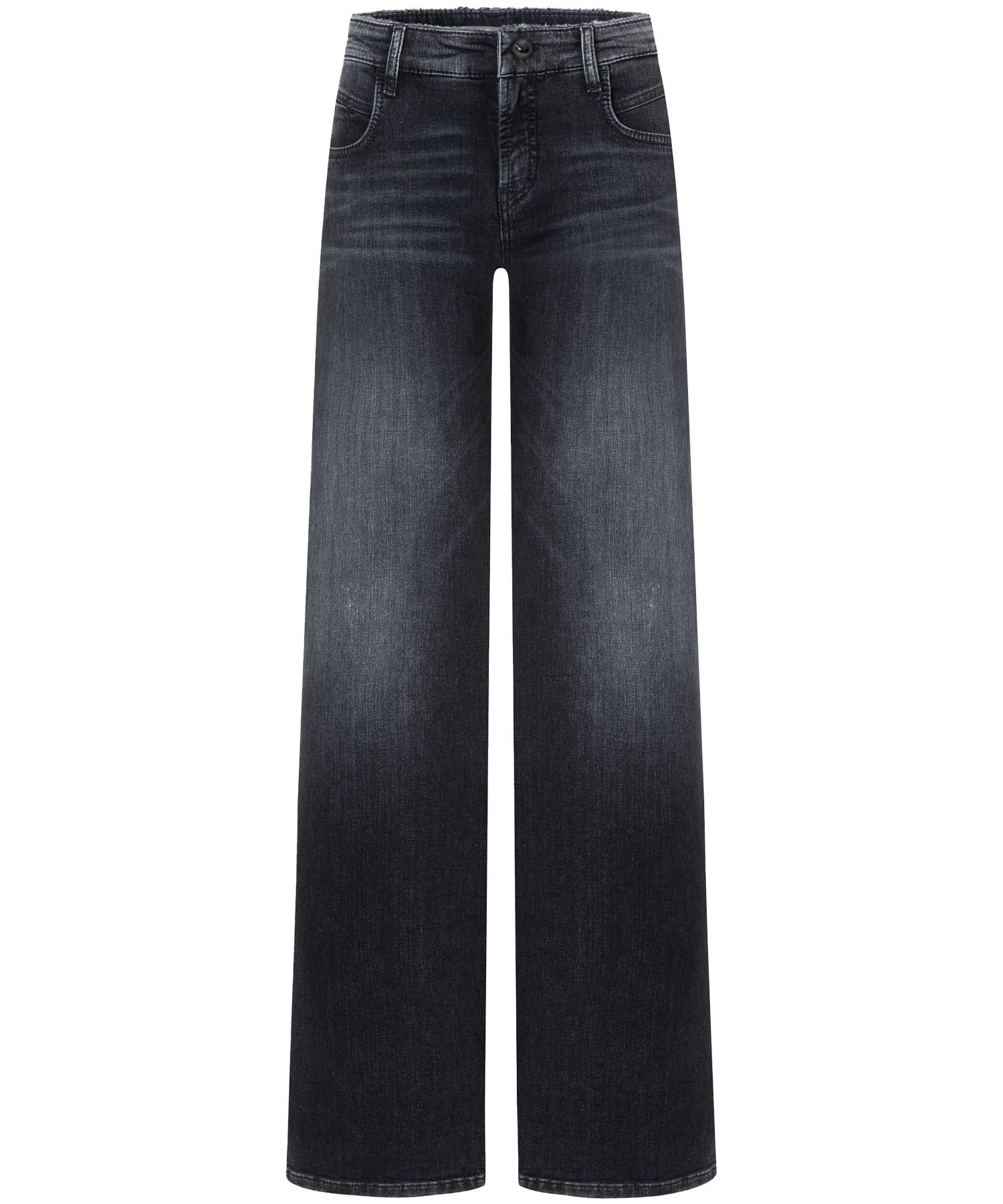 Cambio Jeans Tess wide leg in dunkelgrau