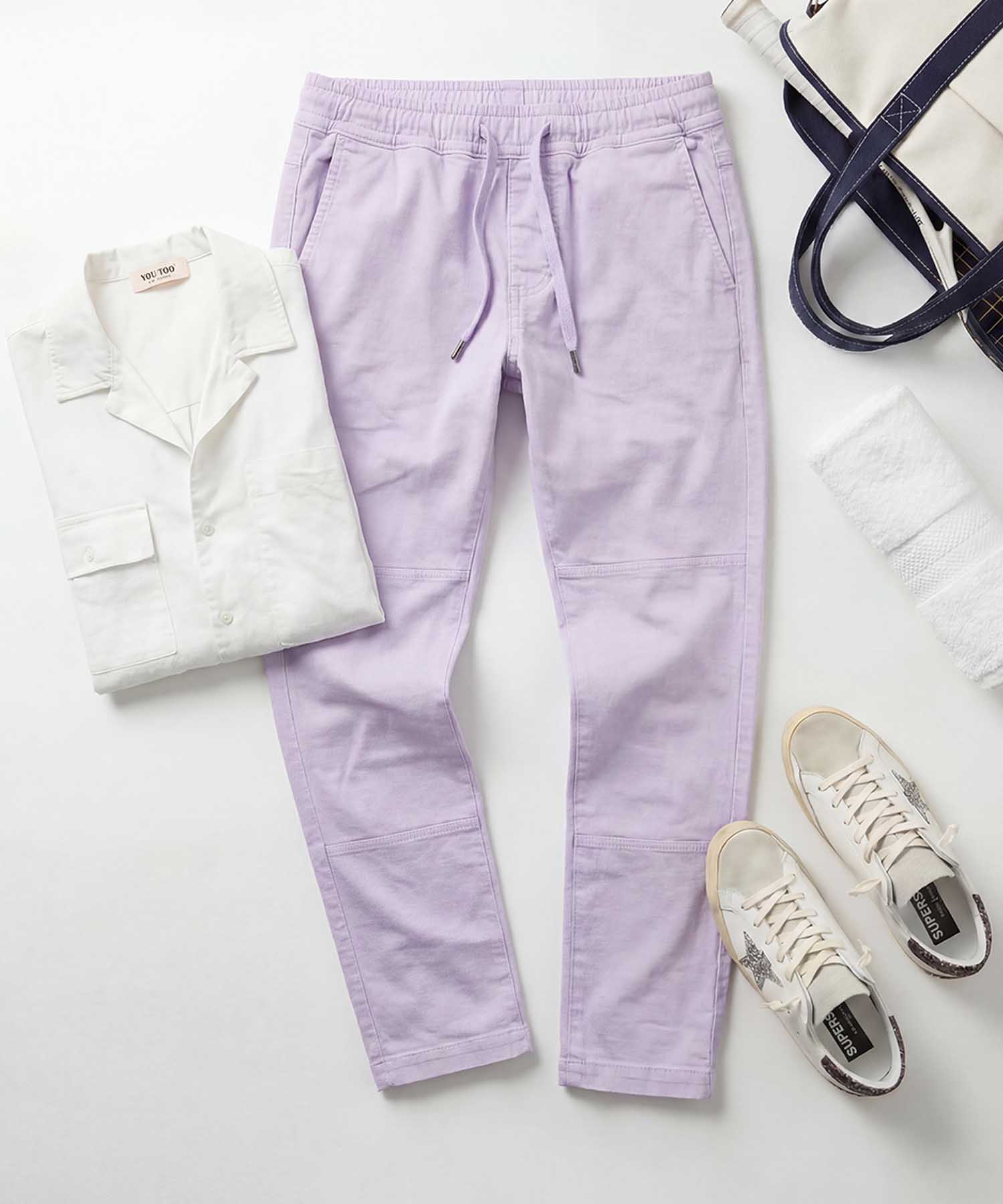 You Too | YOU TWO Pant in lilac Nobile Washed | Modehaus Wörmannn