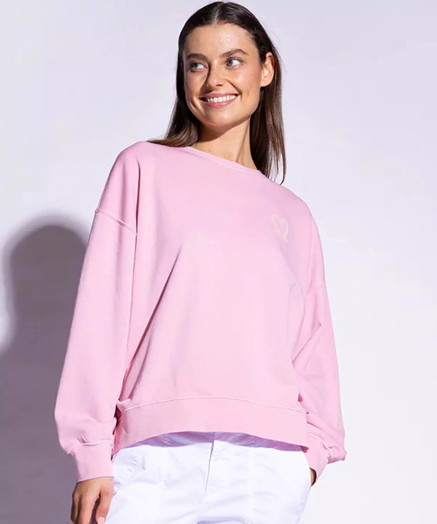 You Too Sweatshirt Tessa aus Baumwolle in rosé
