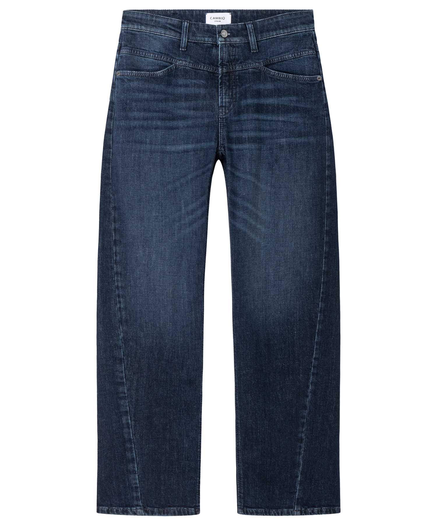 Cambio Jeans Ornella Barrel Fit in Blue Overdye | Modehaus Wörmann
