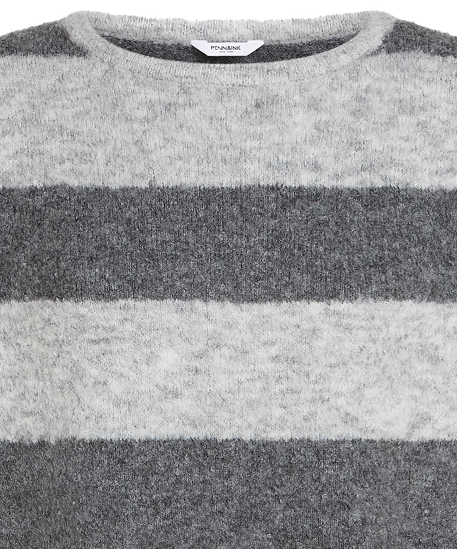 Penn and Ink kuscheliger Pullover im Streifendessin