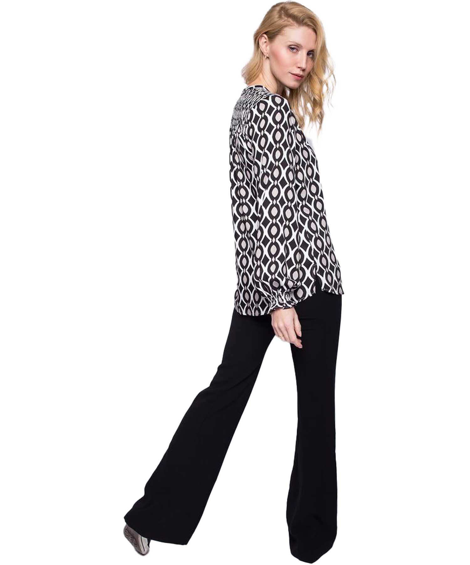 Emily van den Bergh Bluse im Ornament Print