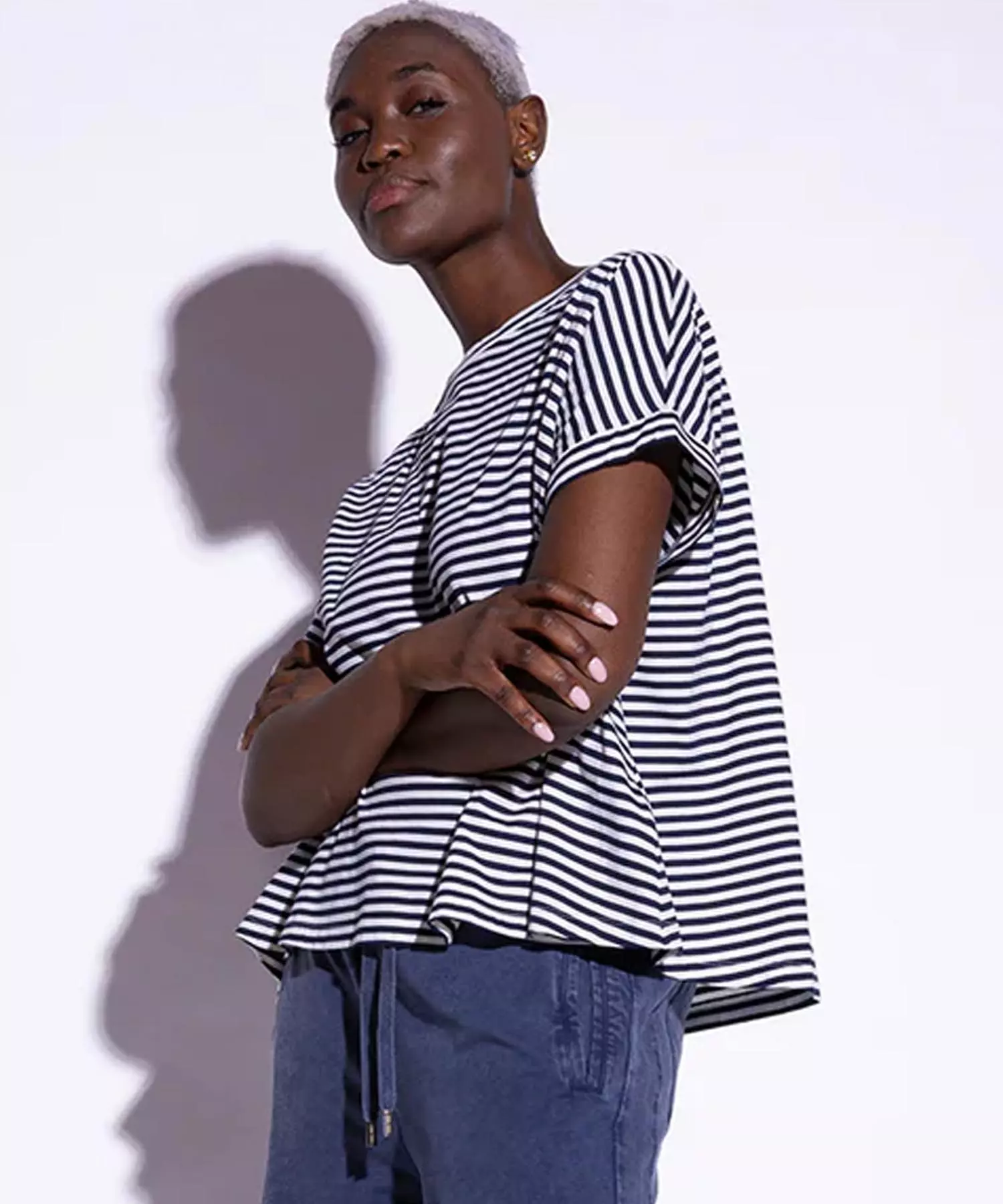 You Too lässiges Streifenshirt aus Baumwolle