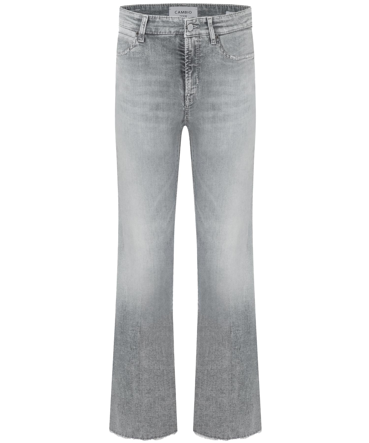 Cambio ausgestellte Jeans Paris flared in grau