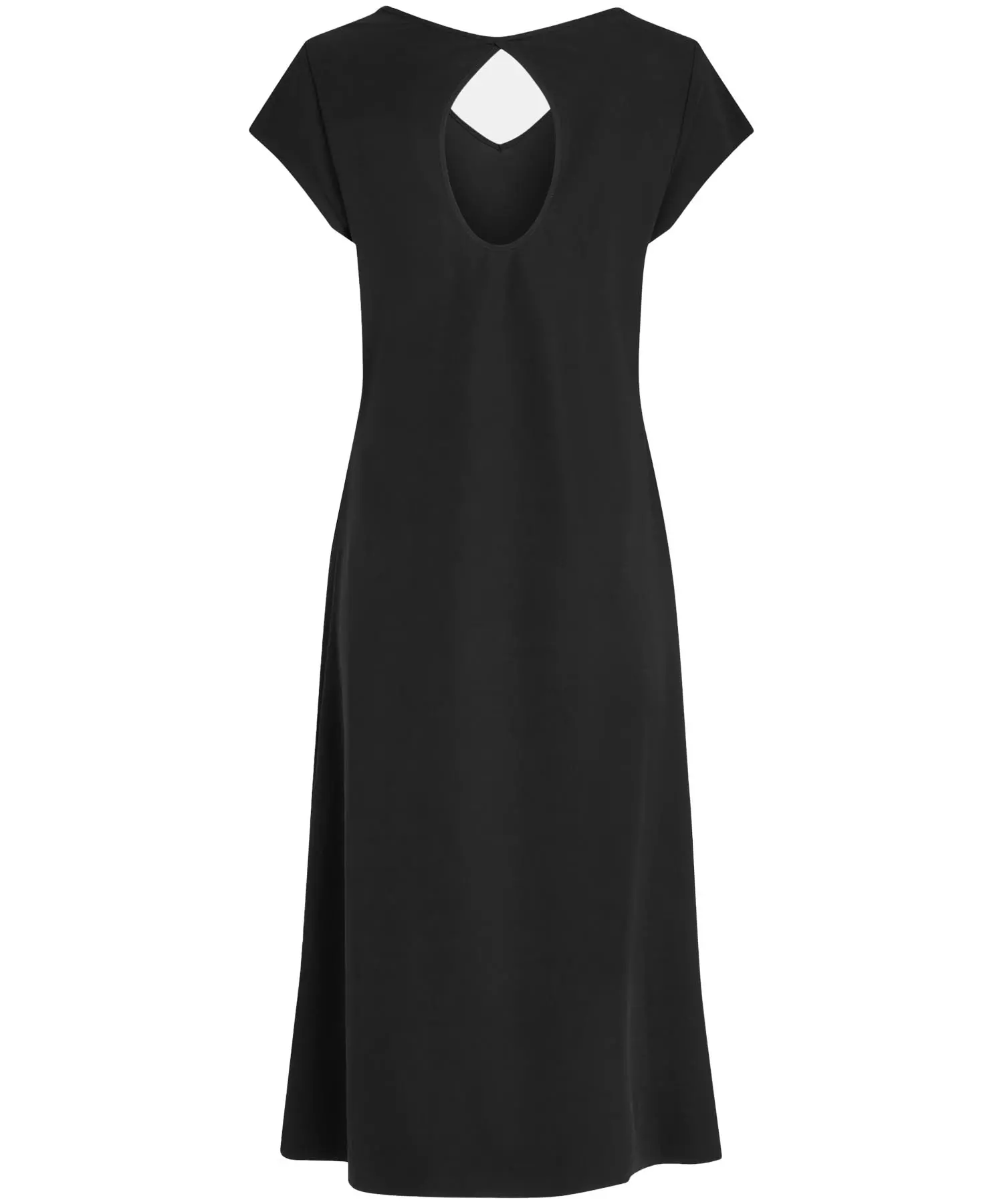 Penn and Ink Maxikleid in schwarz in Reisequalität