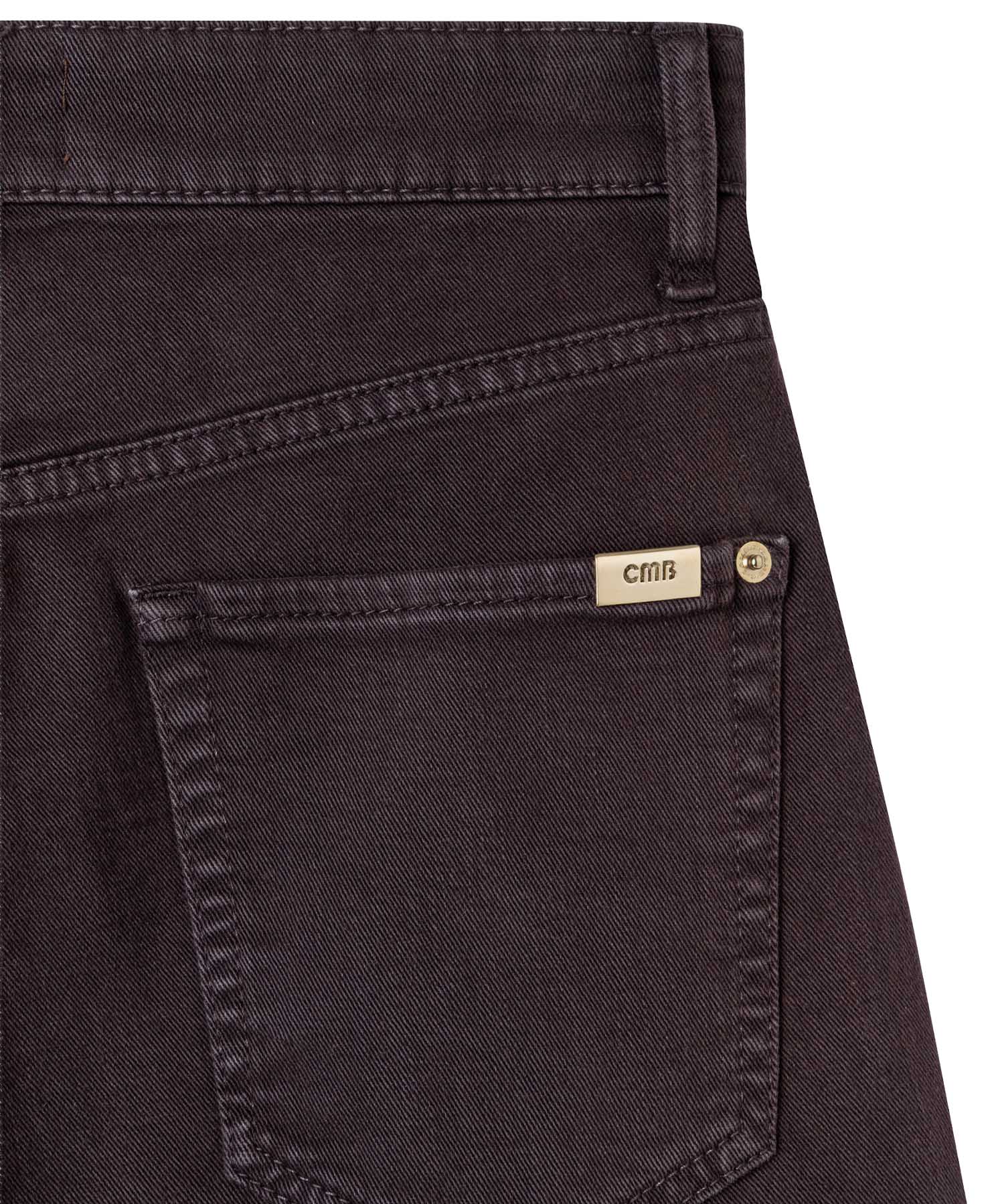 Cambio Jeans Elin Barrel Fit in Dark Chocolate | Modehaus Wörmann