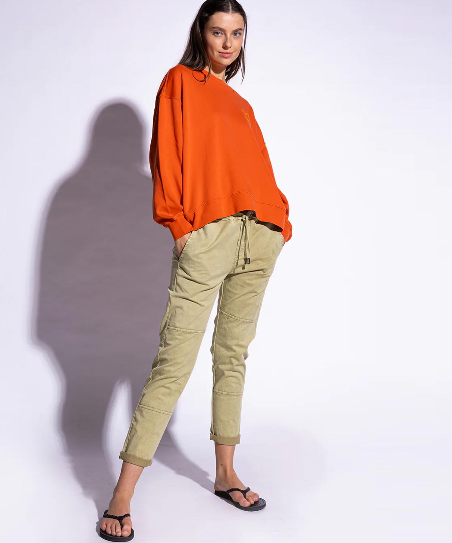 You Too Sweatshirt Tessa aus Baumwolle in orange