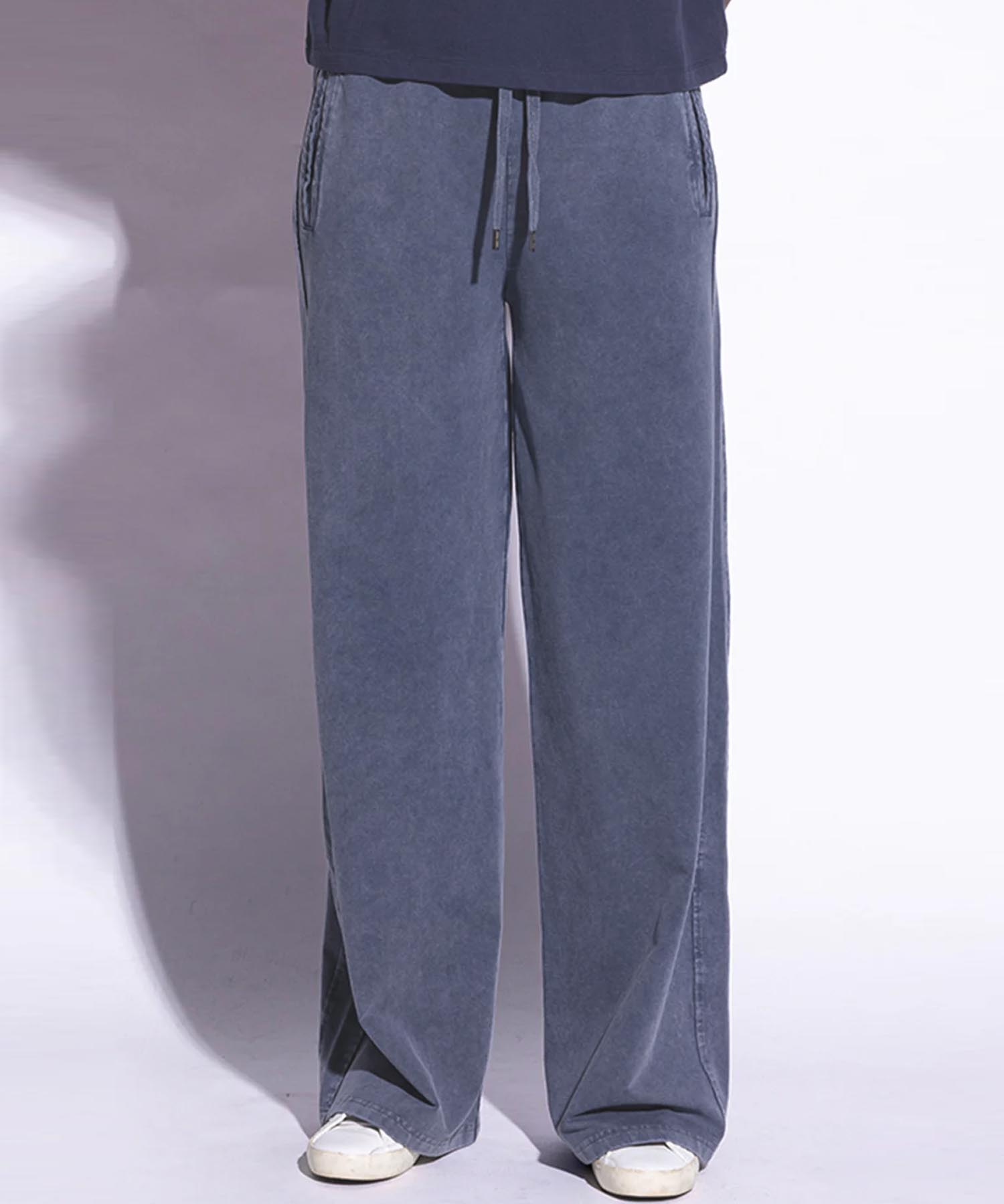 Hose Kim Jogpant in gewaschenem blau-grau
