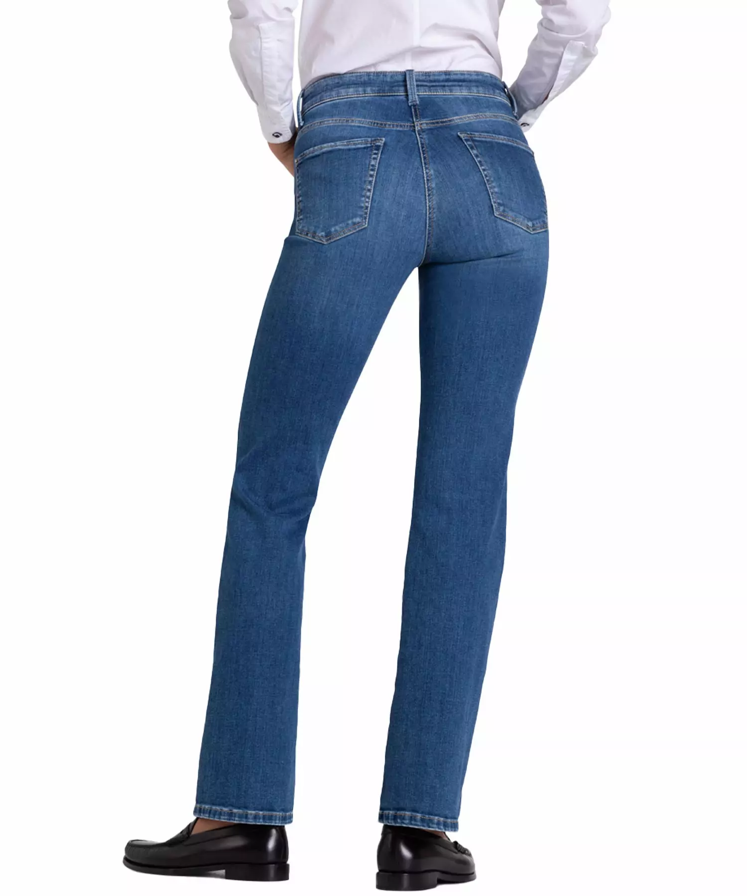 Cambio Jeans Paris flared in blue denim