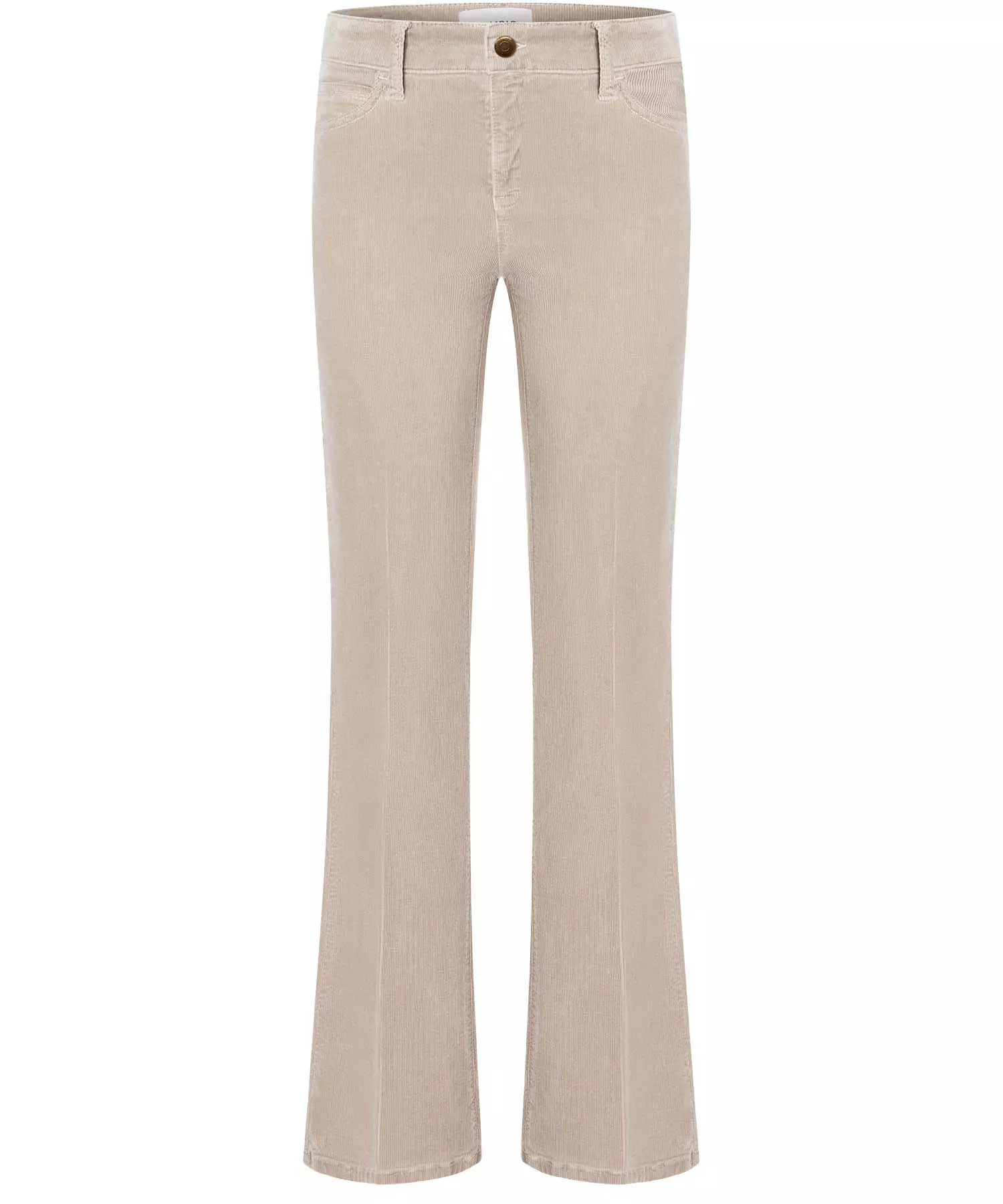 Cambio ausgestellte Cordhose Paris flared in beige