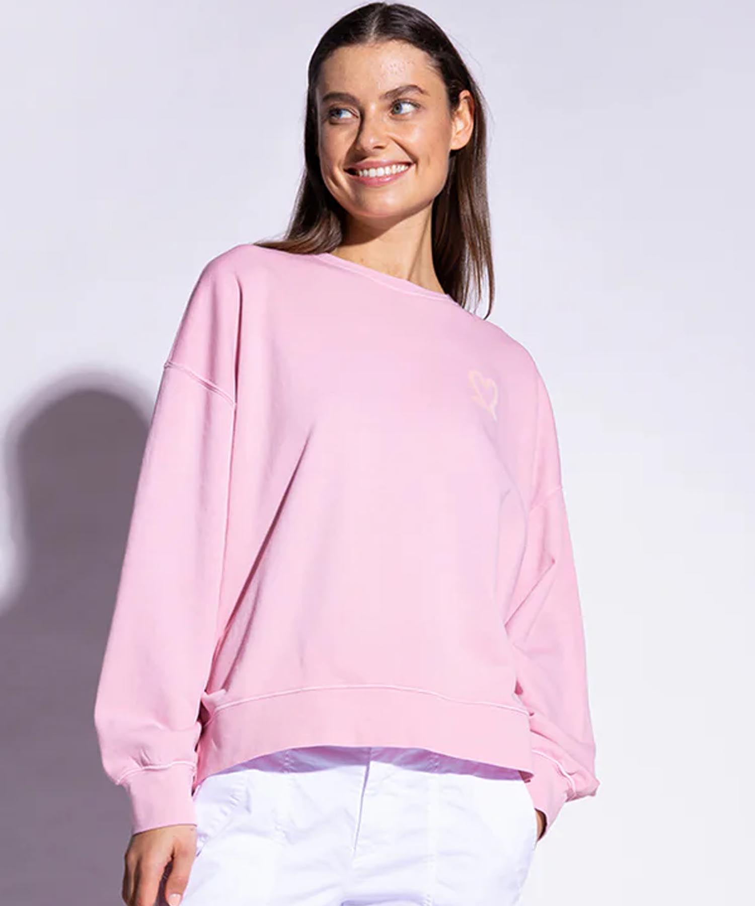 You Too Sweatshirt Tessa aus Baumwolle in rosé