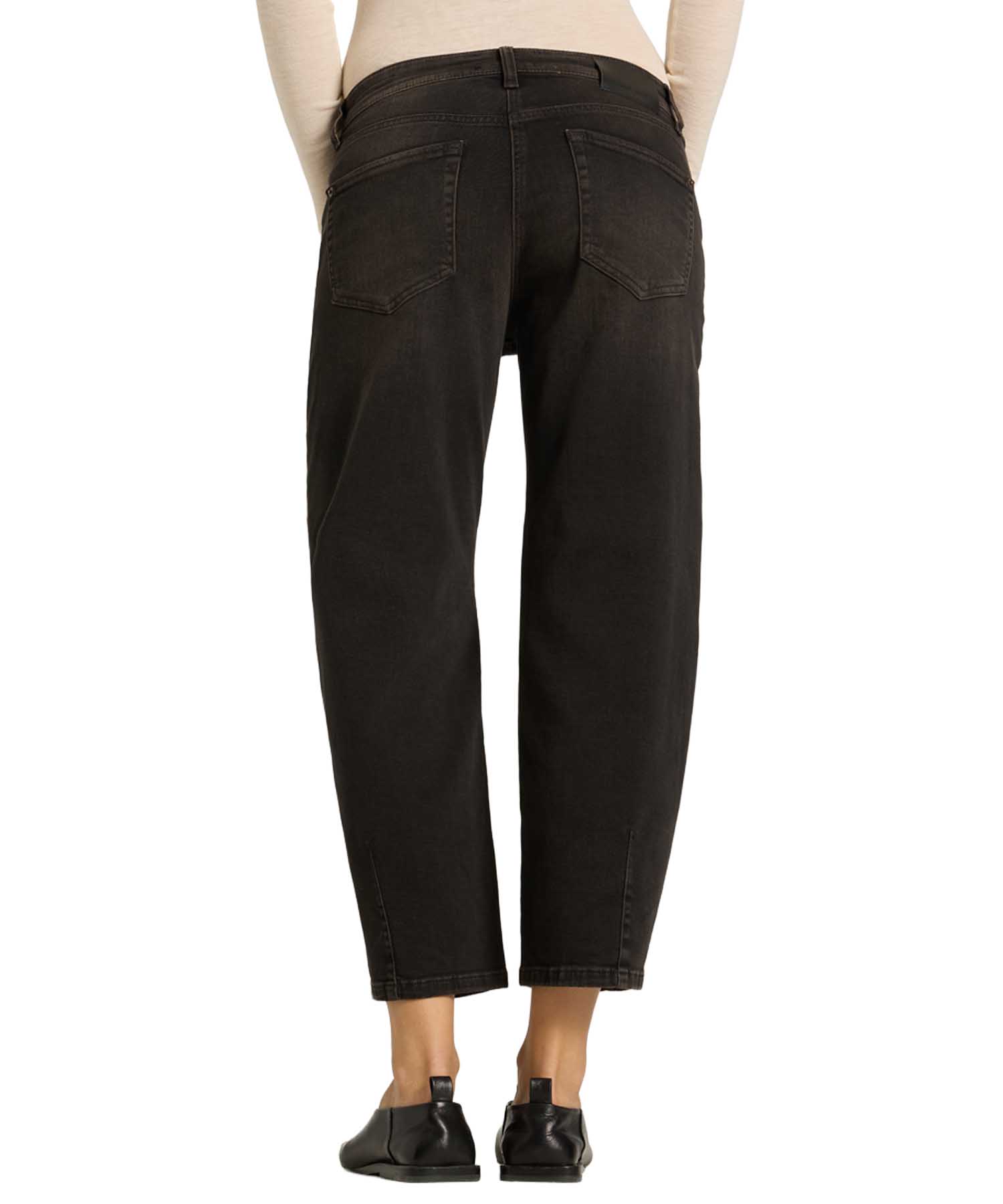 Cambio Jeans Elin Barrel Fit in Lefthand Brown Overdyed | Modehaus Wörmann