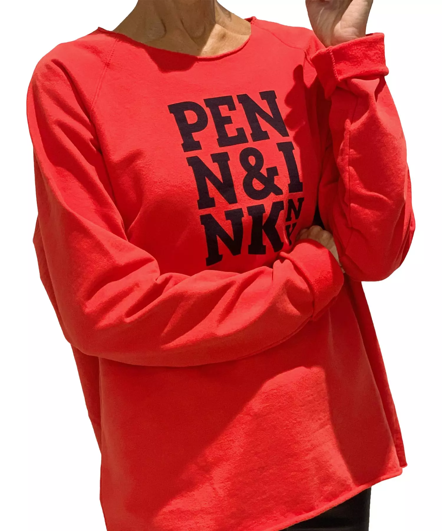 Penn and Ink Sweatshirt in rot