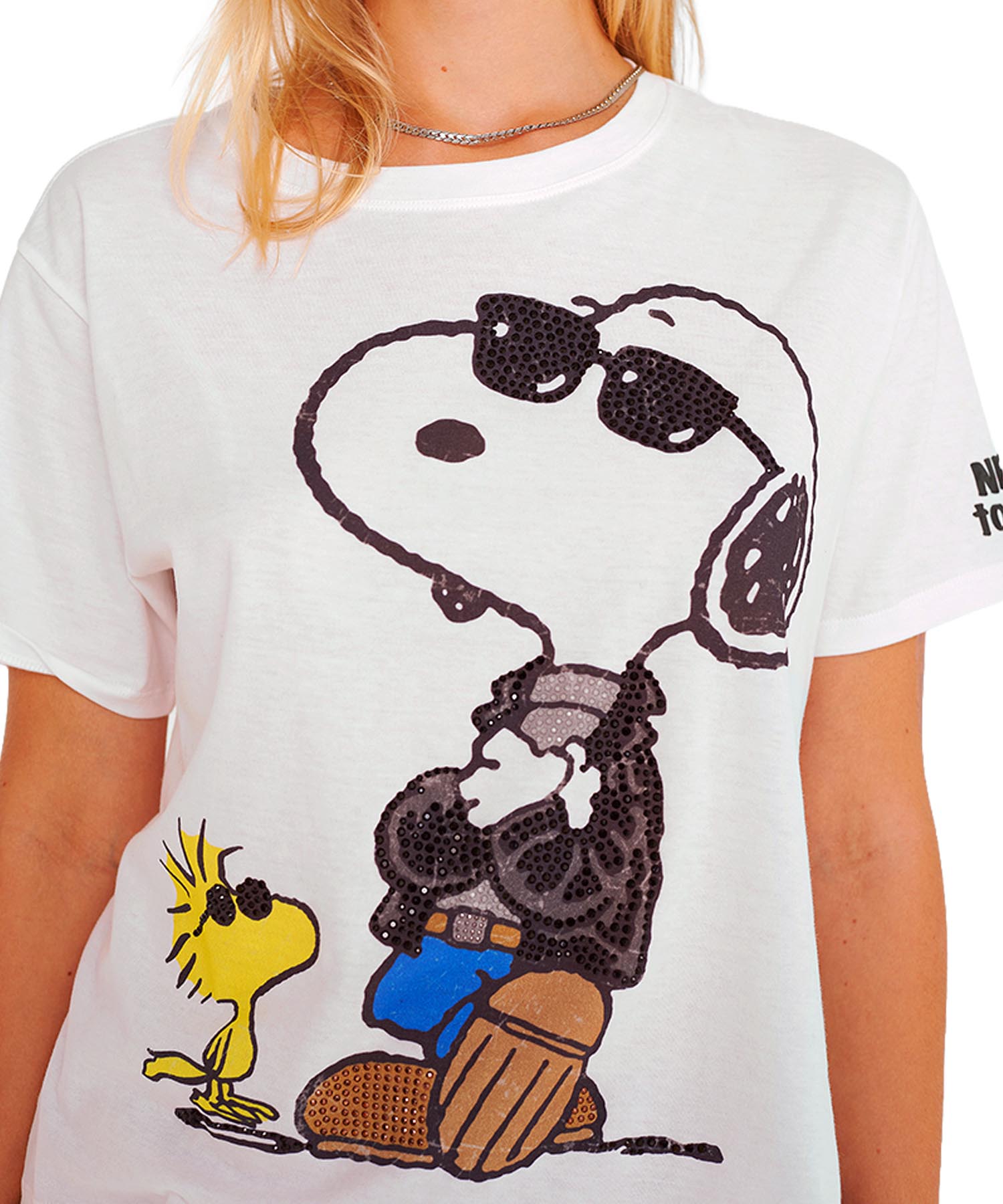 Princess goes Hollywood T-Shirt aus reiner Baumwolle in Weiß mit Snoopy Motiv | Modehaus Wörmann
