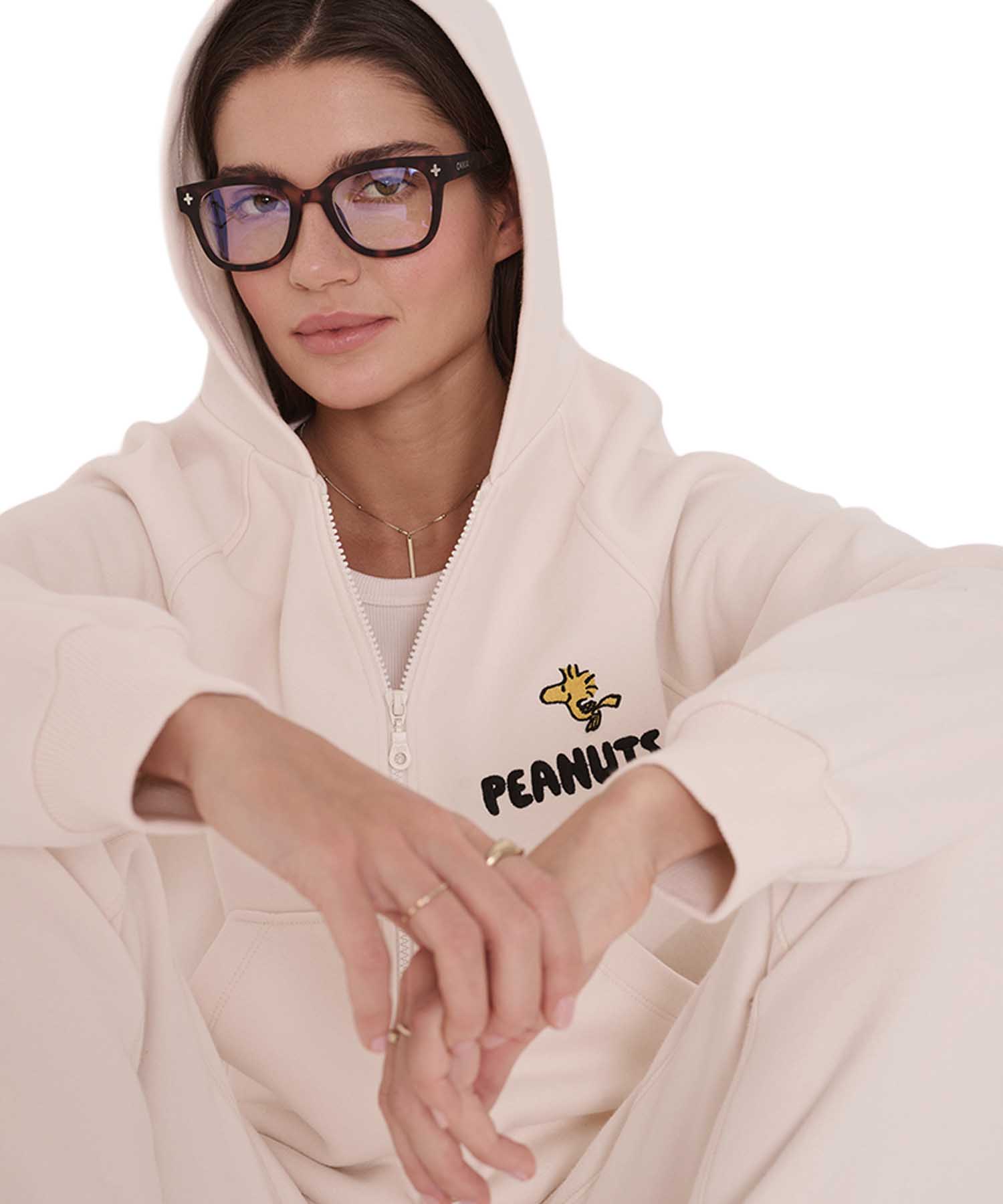 Princess Goes Hollywood Hoodie mit Snoopy-Motiv – lässiger Peanuts Look mit Statement-Charakter
