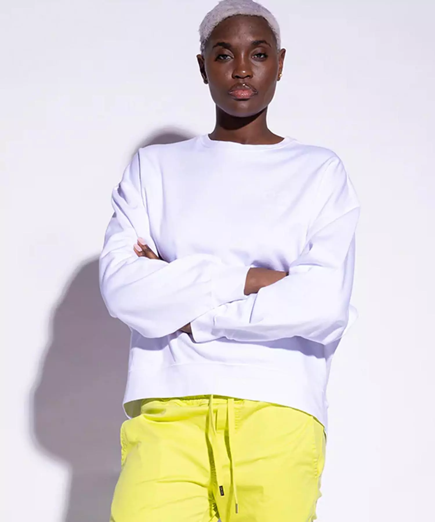 You Too Sweatshirt Tessa aus Baumwolle in weiss