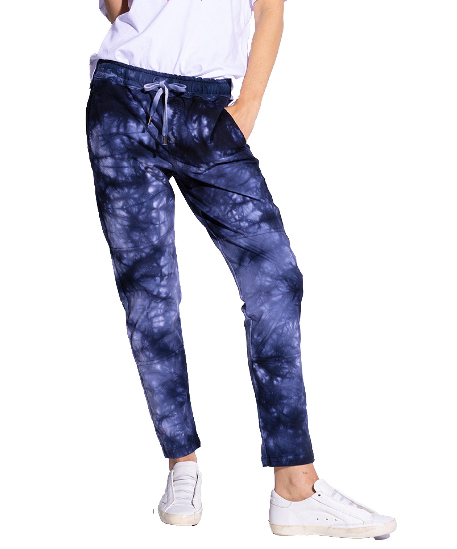 Hose You Two im Materialmix in Batik