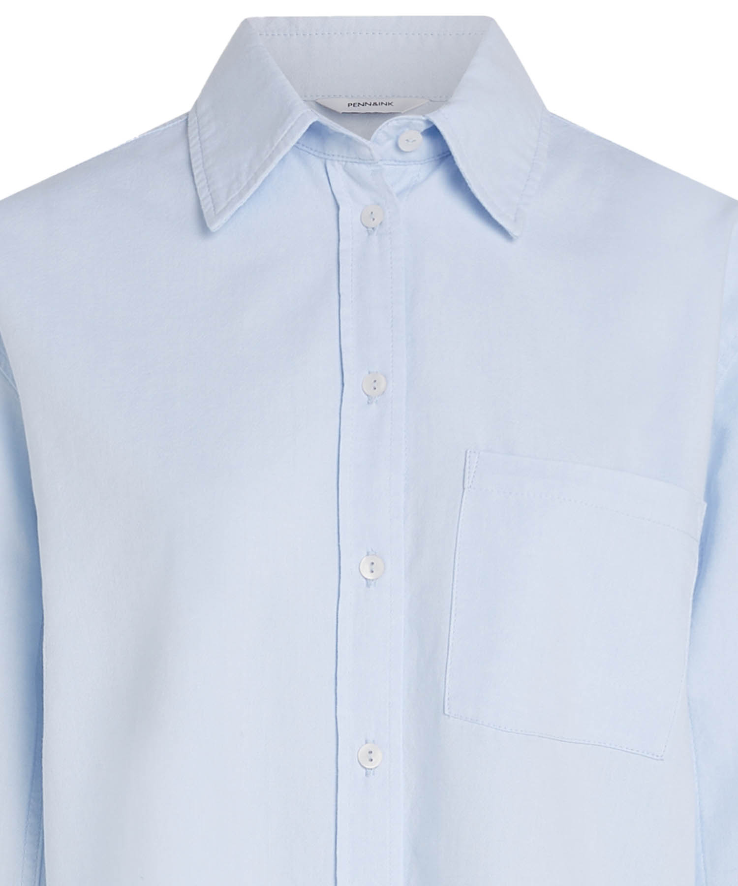 Penn and Ink Oxford Bluse aus reiner Baumwolle