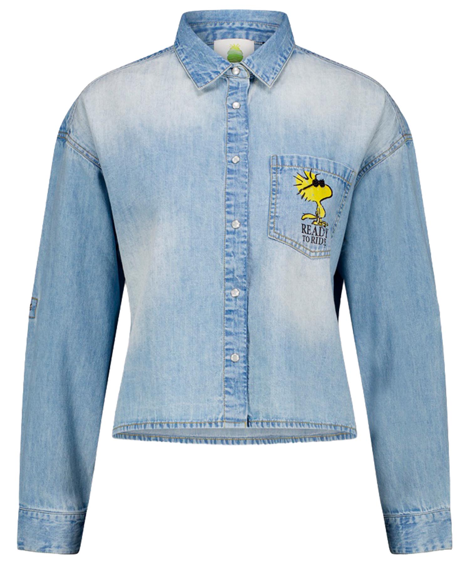 Princess goes Hollywood Jeansbluse mit Snoopy Motiv Born to be Wild
