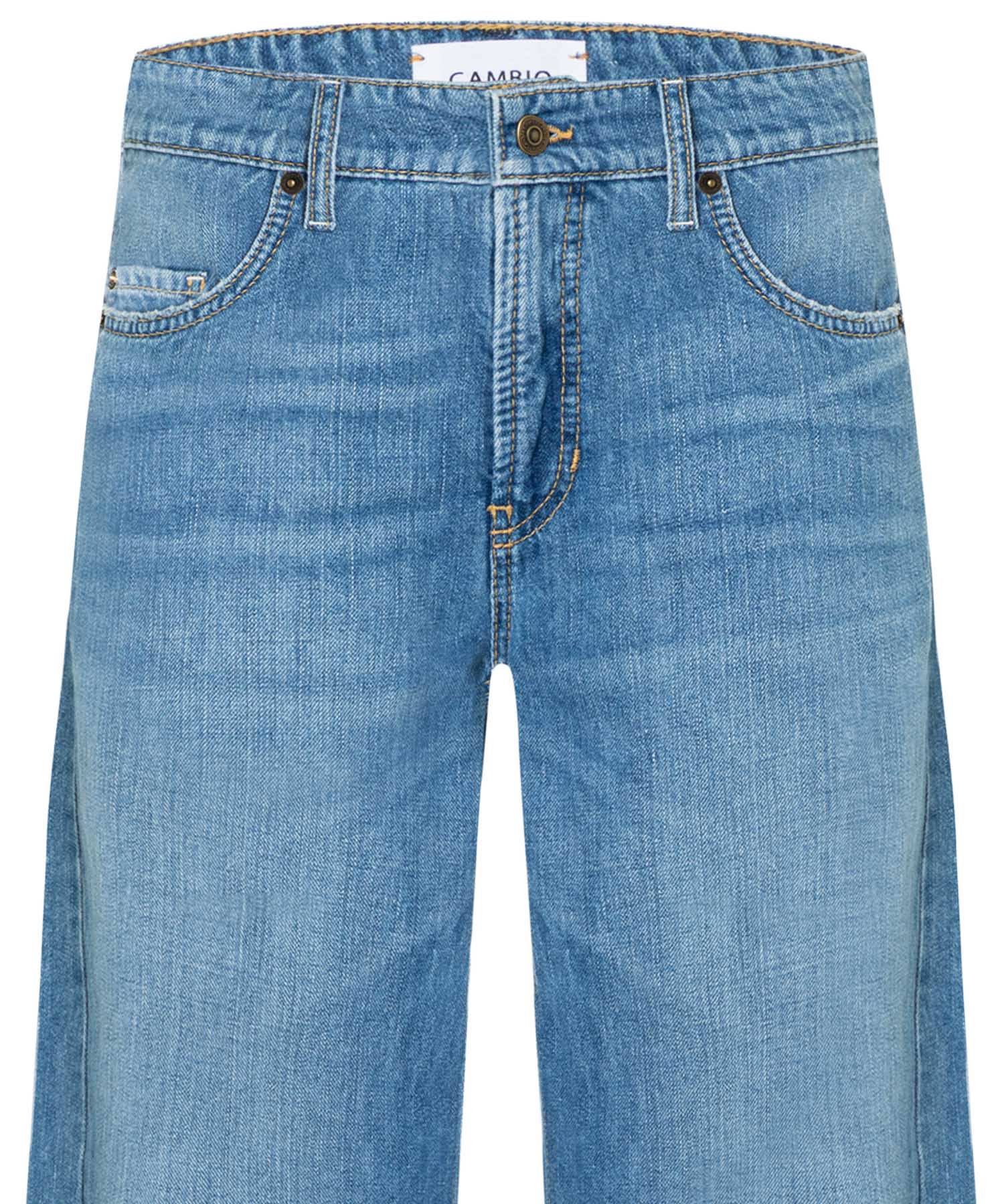 Cambio Barrel Jeans Oria mit High Waist und Cropped-Länge