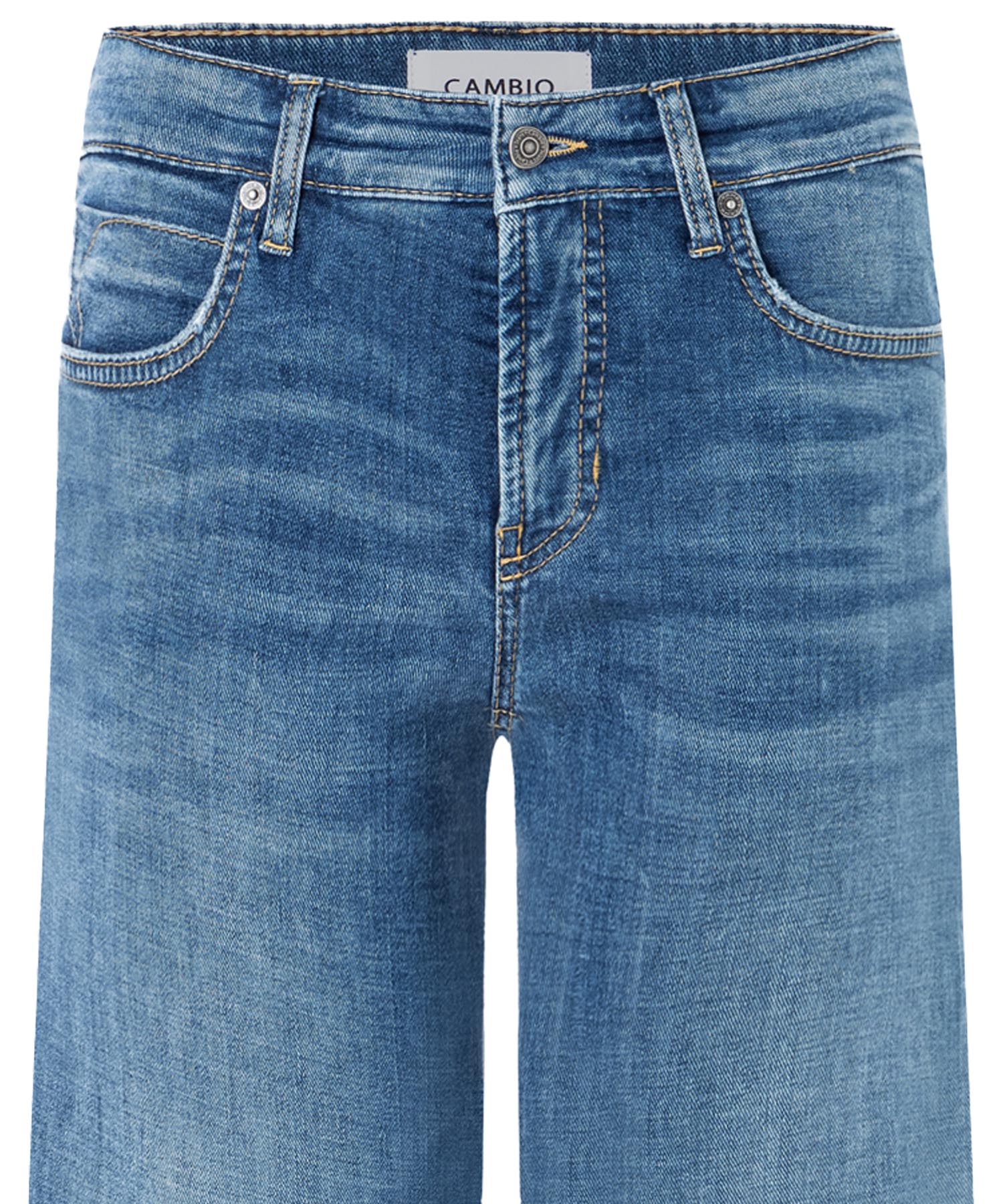 Cambio weite Jeans Tess in mittlerer Jeanswaschung