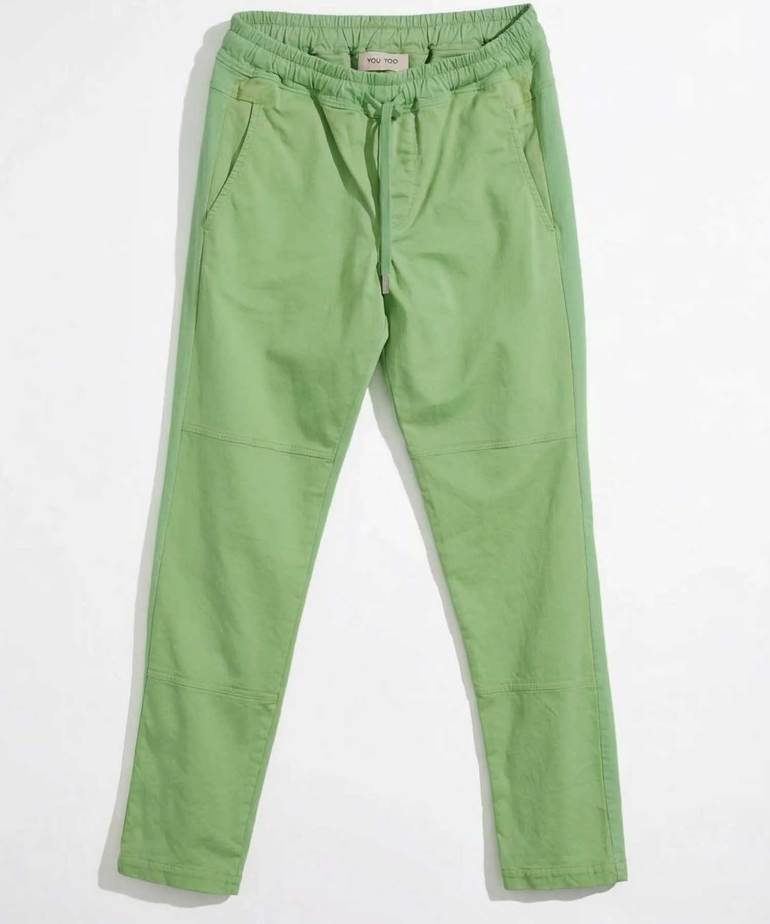 YOU TWO Pant Nobile Washed in Fresh Green | Modehaus Wörmann