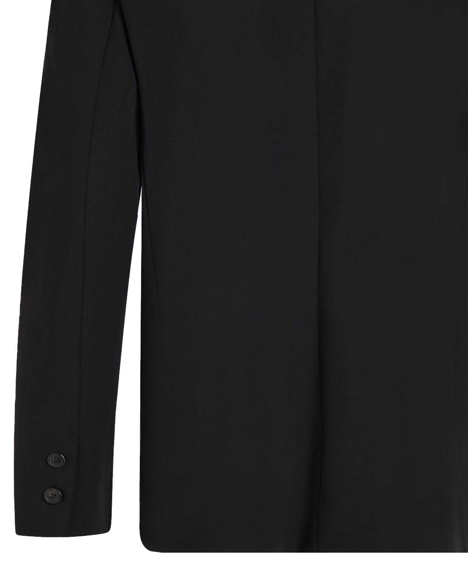 Penn and Ink lässig und oversized geschnittener Blazer in Reisequalität in schwarz