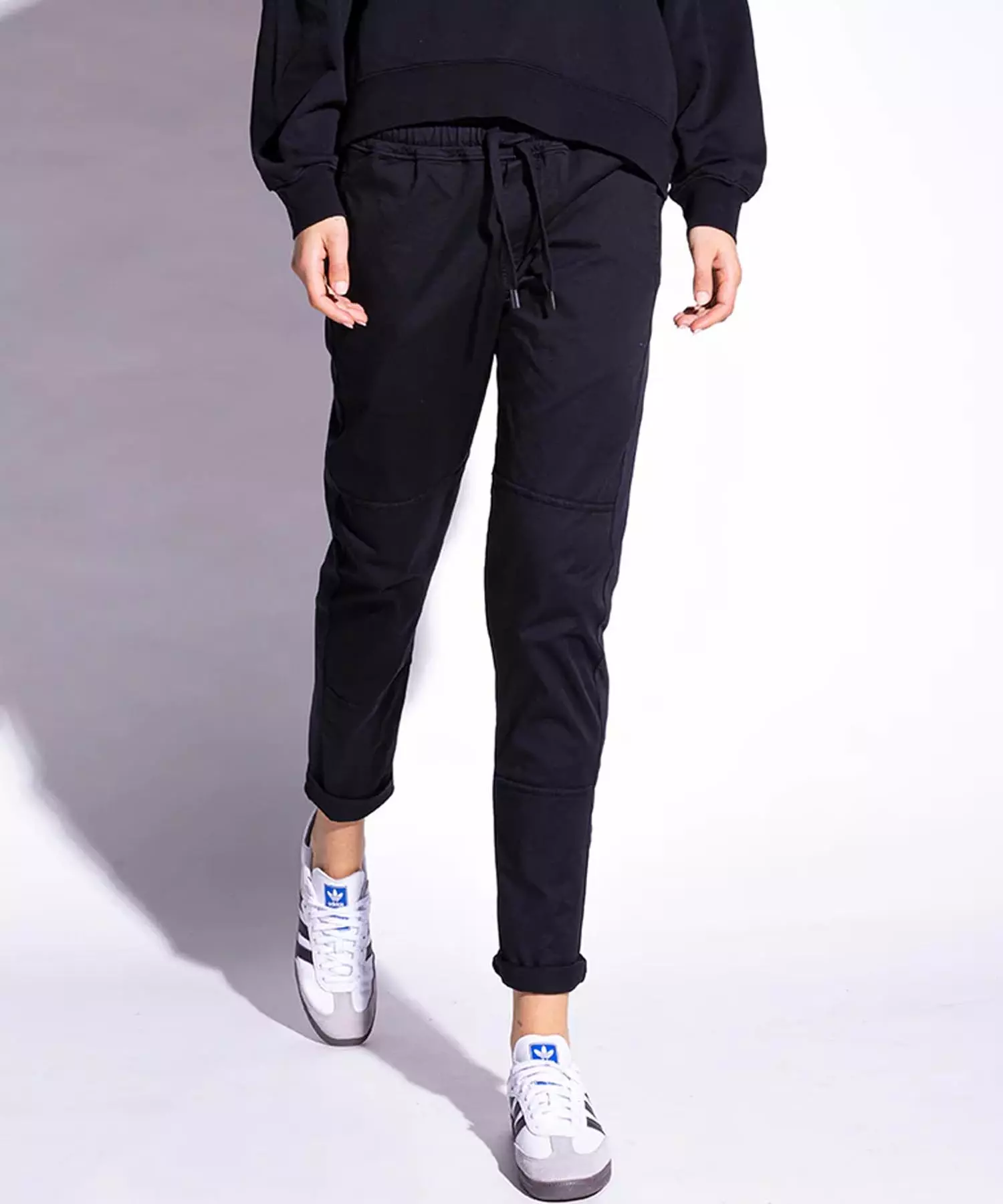 YOU TOO Hose im Materialmix - YOU TWO